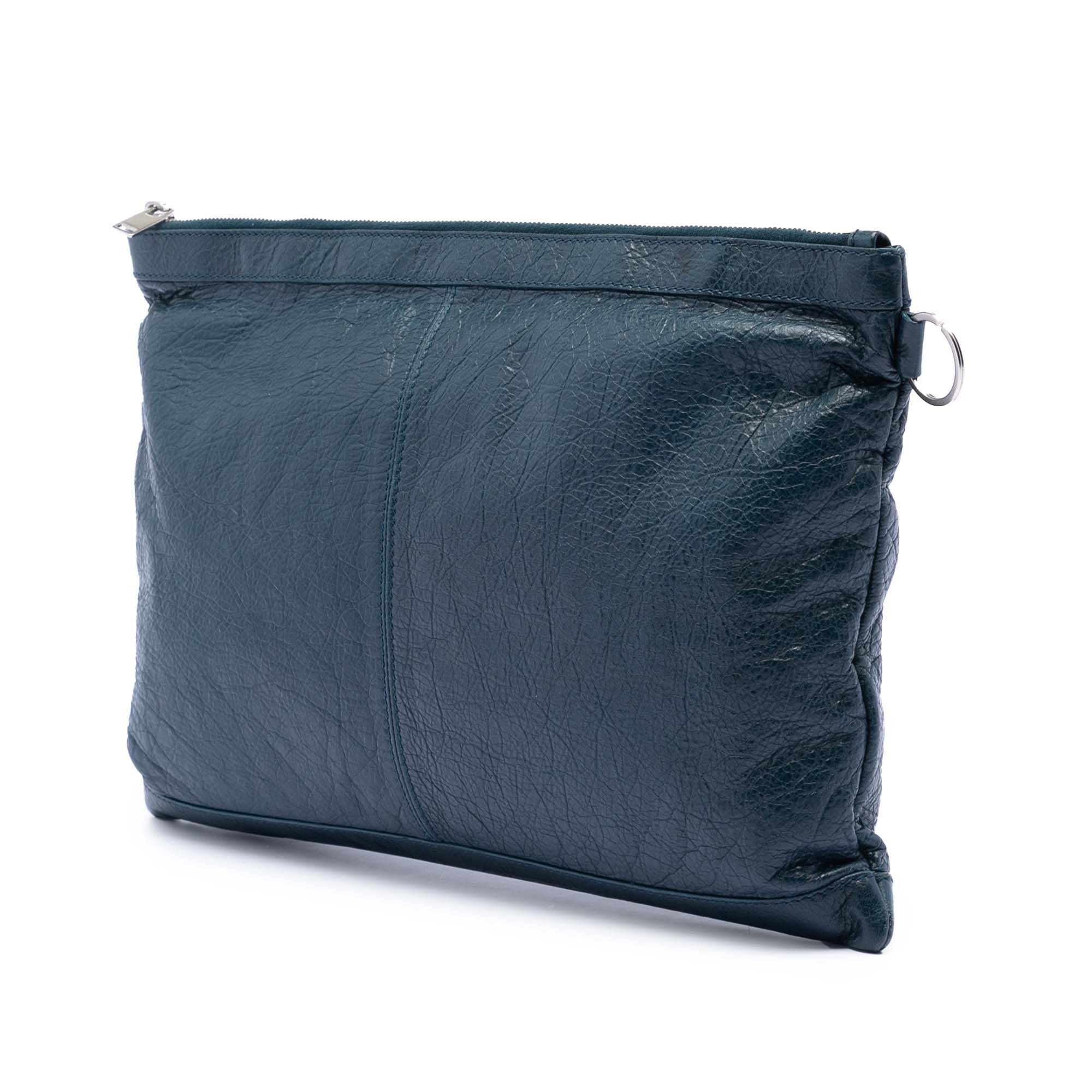 Balenciaga Balenciaga Lambskin Motocross Classic Clip L Clutch Size ONE SIZE - 2 Thumbnail