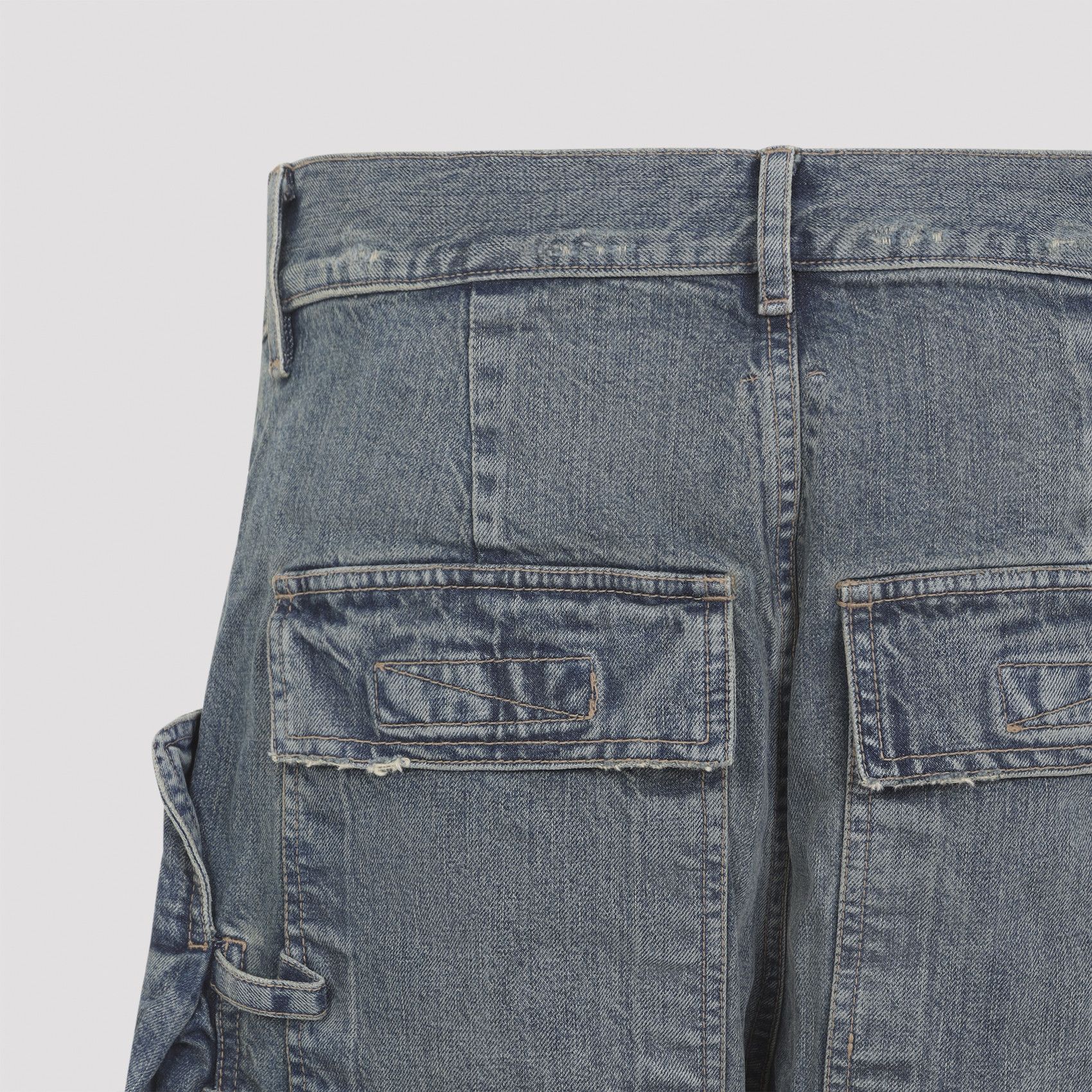 Rick Owens Drkshdw Rick Owens DRKSHDW Stefan Cargo Pants Size US 31 - 4 Thumbnail