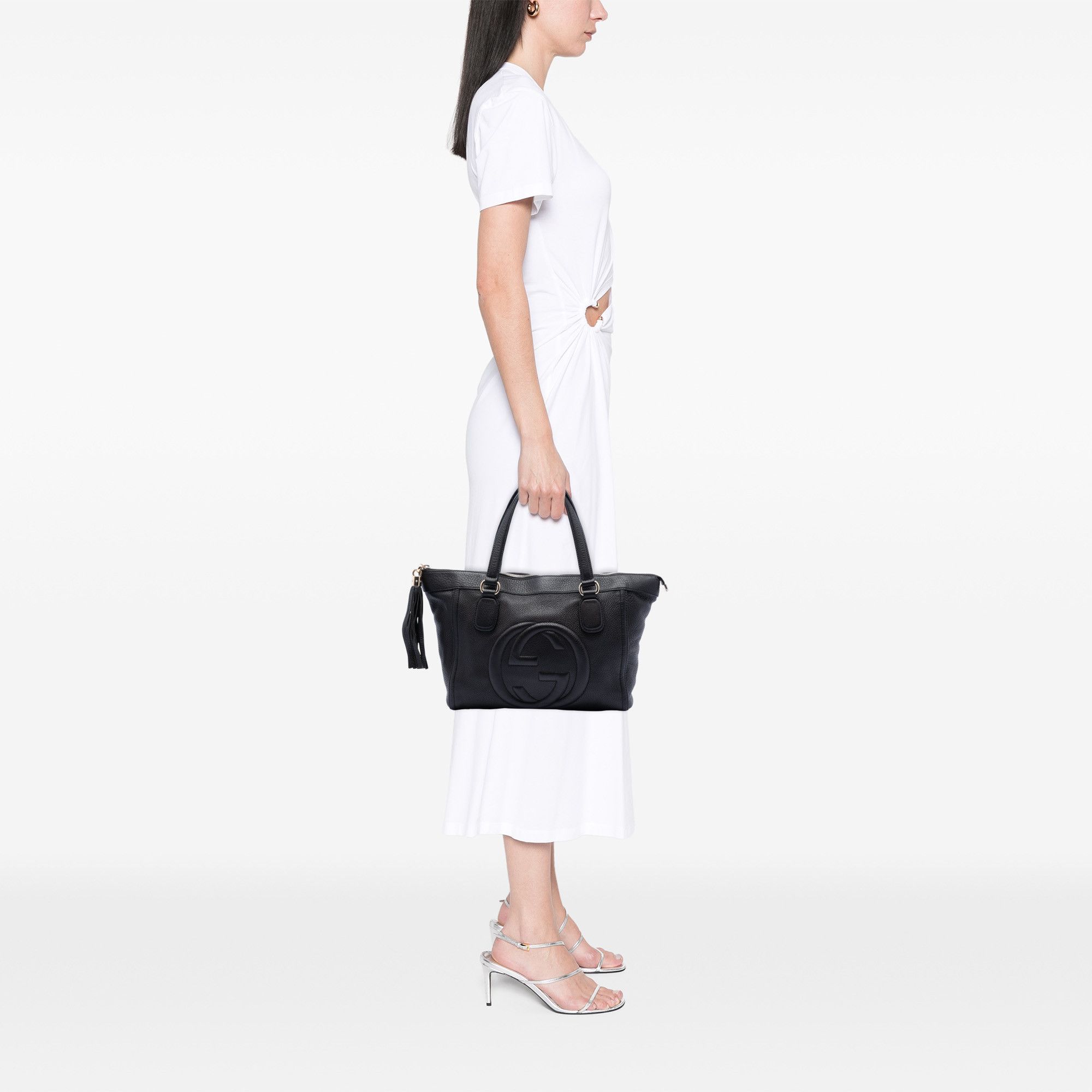 Gucci Gucci Small Leather Soho Working Tote Size ONE SIZE - 7 Thumbnail