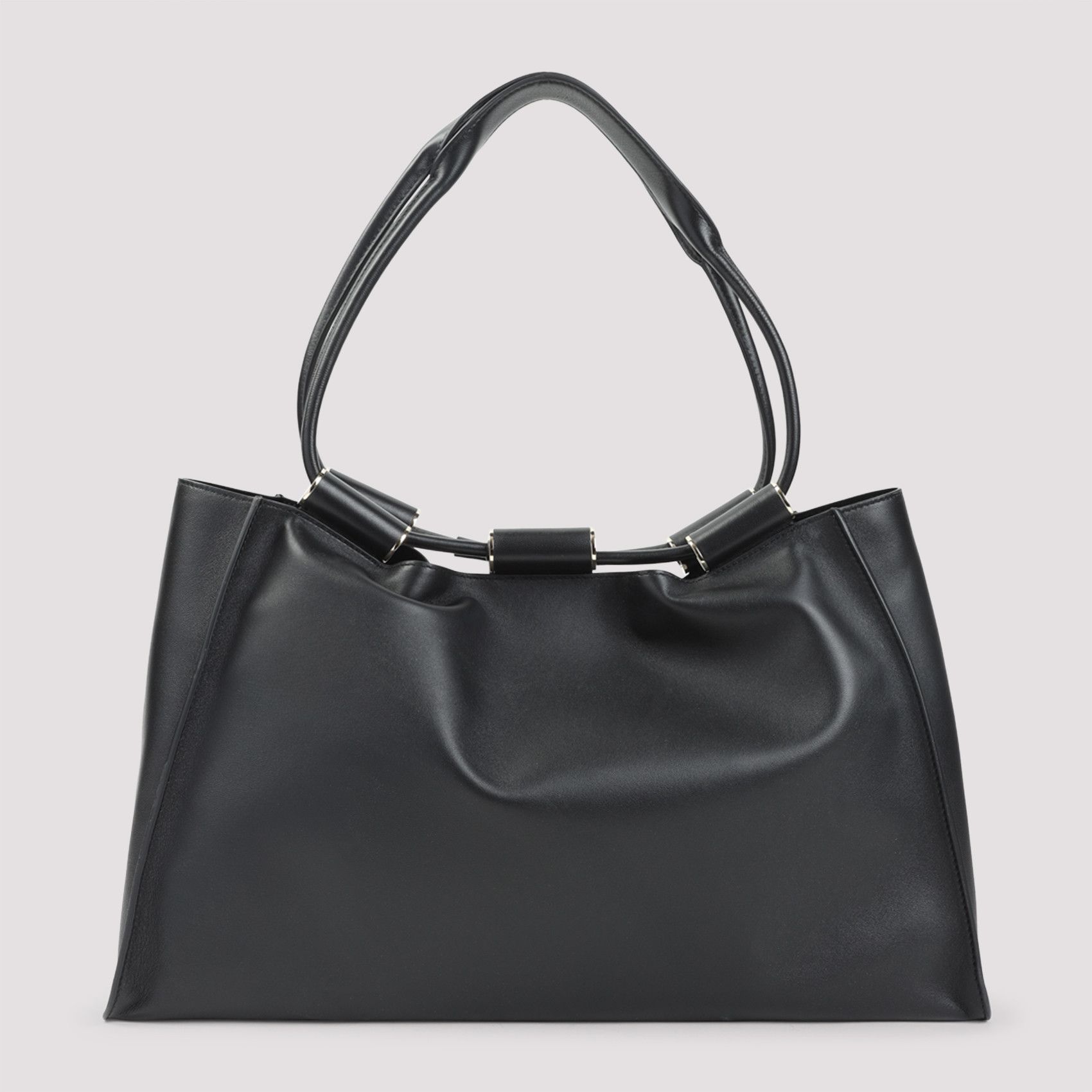 Giorgio Armani Giorgio Armani Leather Shopping Bag Size ONE SIZE - 2 Thumbnail