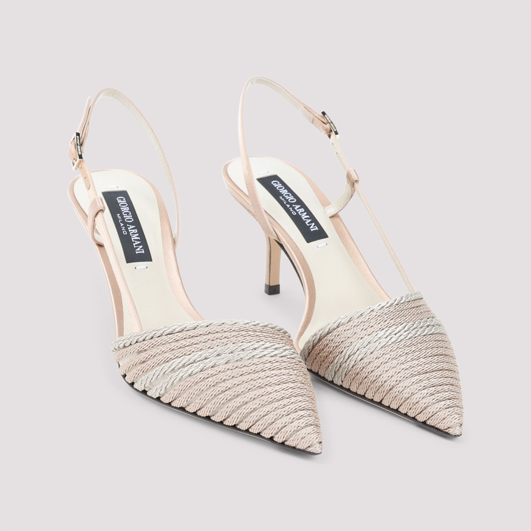 Giorgio Armani Satin Slingback