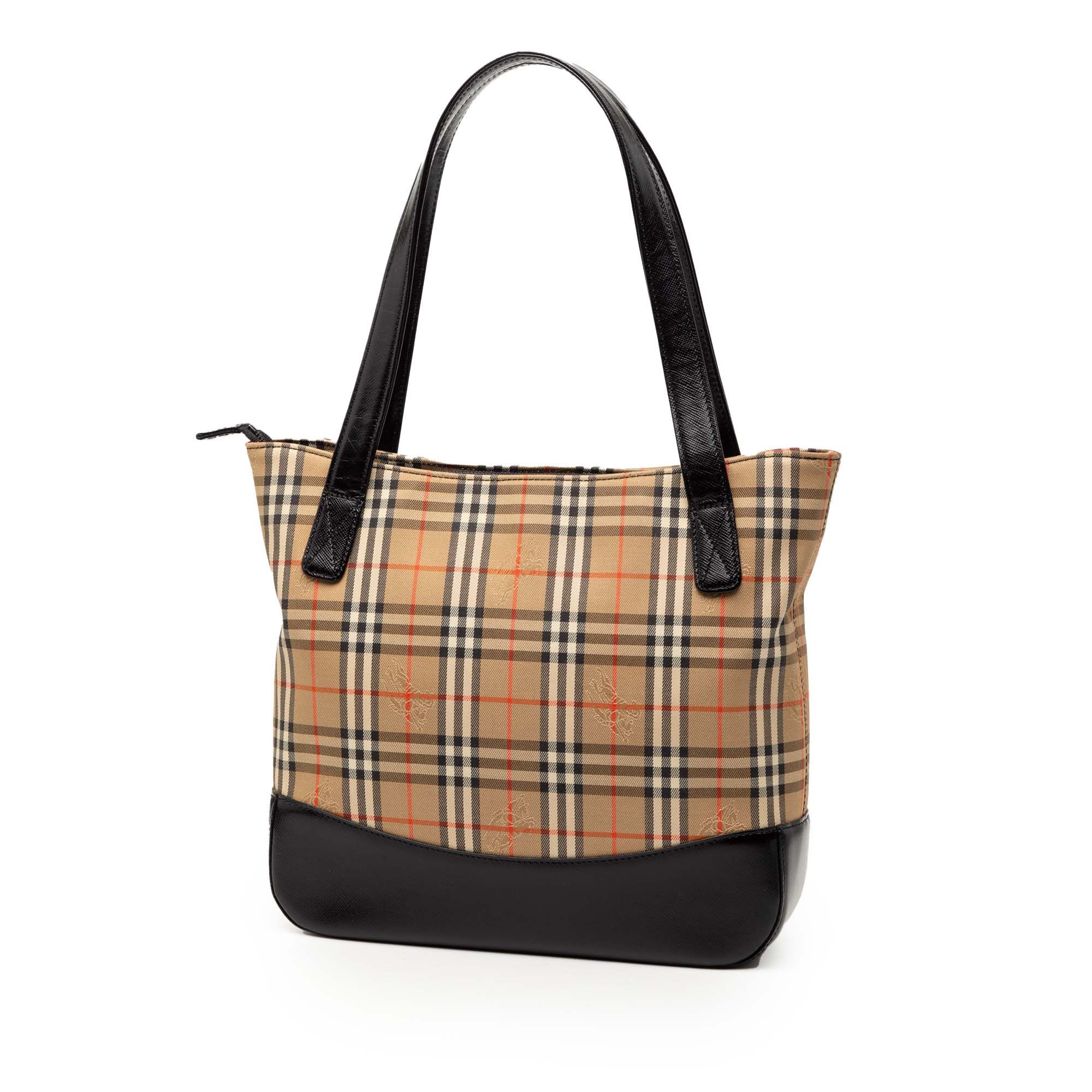 Burberry Burberry Haymarket Check Canvas Tote Size ONE SIZE - 2 Thumbnail