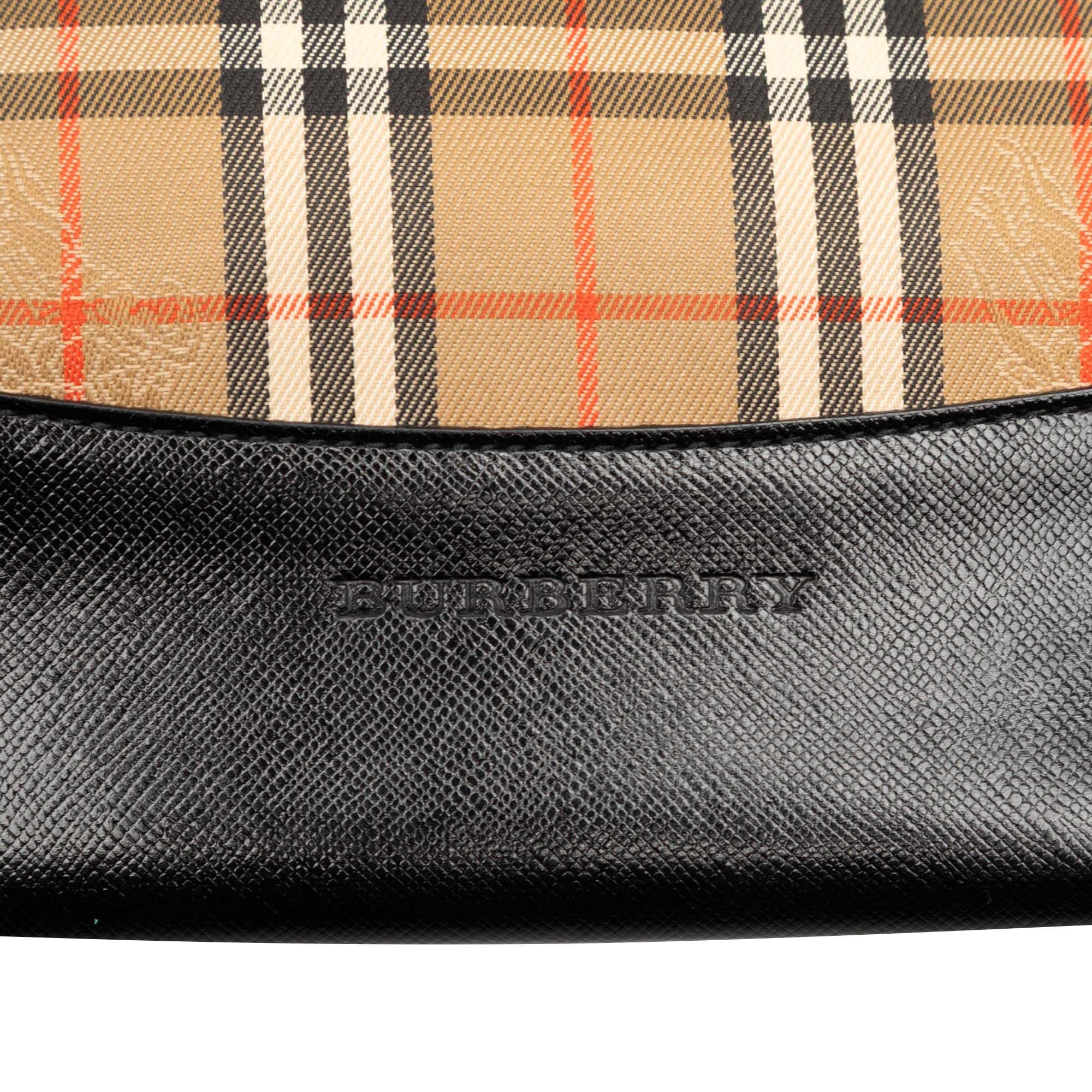 Burberry Burberry Haymarket Check Canvas Tote Size ONE SIZE - 5 Thumbnail