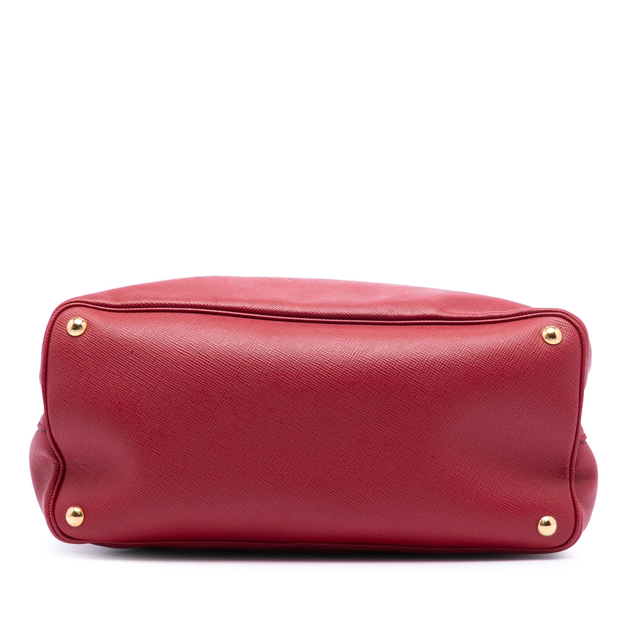 Prada Prada Large Saffiano Cuir Double Satchel Size ONE SIZE - 3 Thumbnail