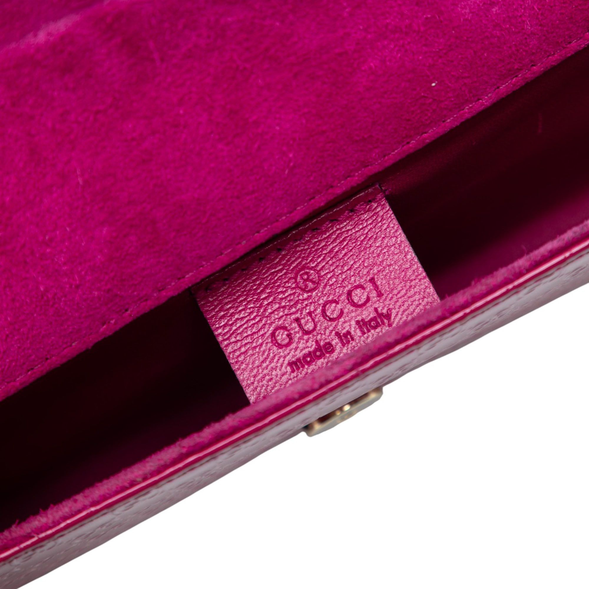 Gucci Gucci Microguccissima Patent Broadway Clutch Size ONE SIZE - 5 Thumbnail