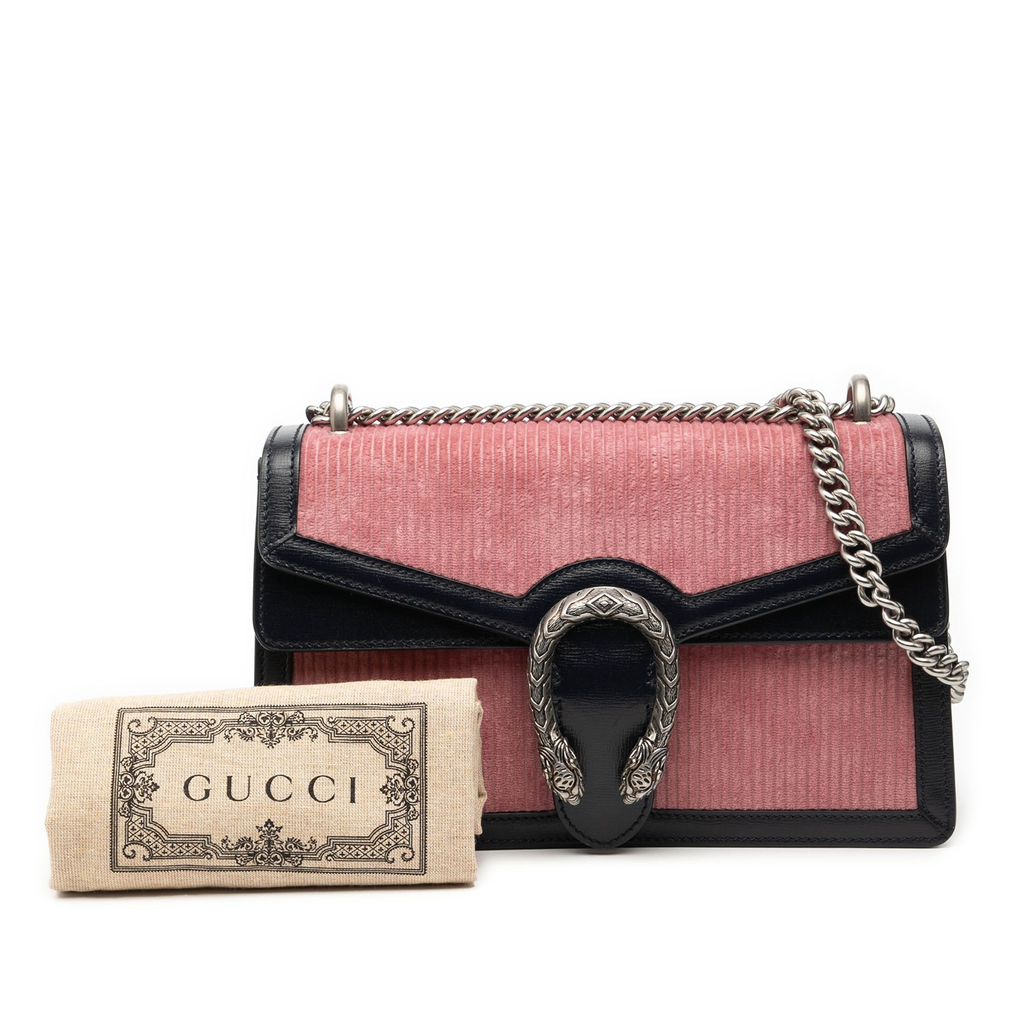 Gucci Gucci Small Bicolor Corduroy Dionysus Shoulder Bag Size ONE SIZE - 8 Thumbnail