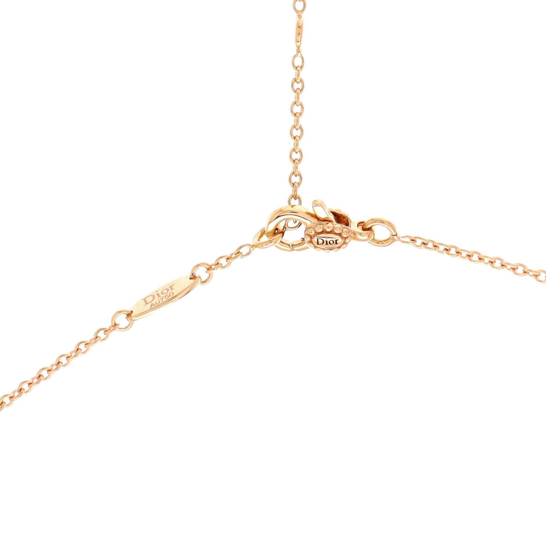 Dior Rose des Vents Pendant Necklace Size ONE SIZE - 4 Thumbnail
