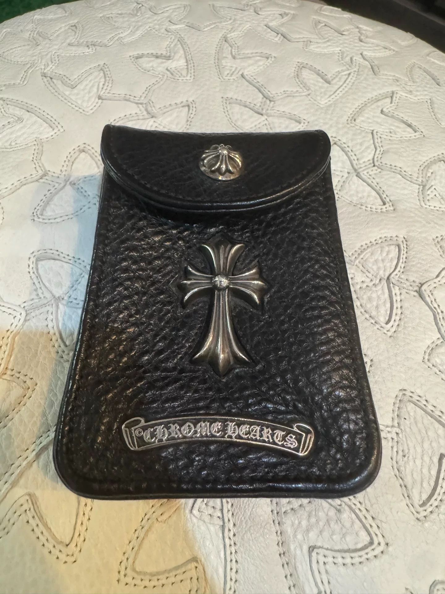 Chrome Hearts Chrome Hearts Black Cross Coin Case Size ONE SIZE - 2 Thumbnail