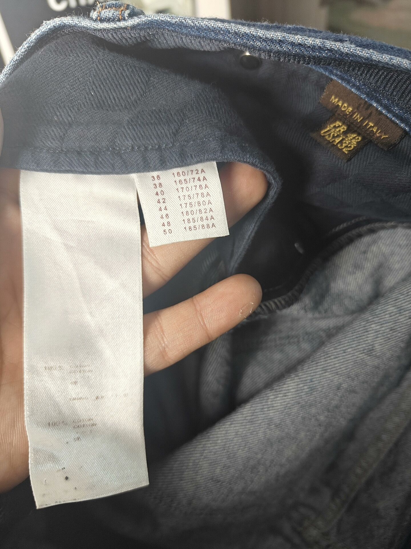 Louis Vuitton Authentic LV Denim Jeans with Leather Tag Size US 32 / EU 48 - 3 Thumbnail
