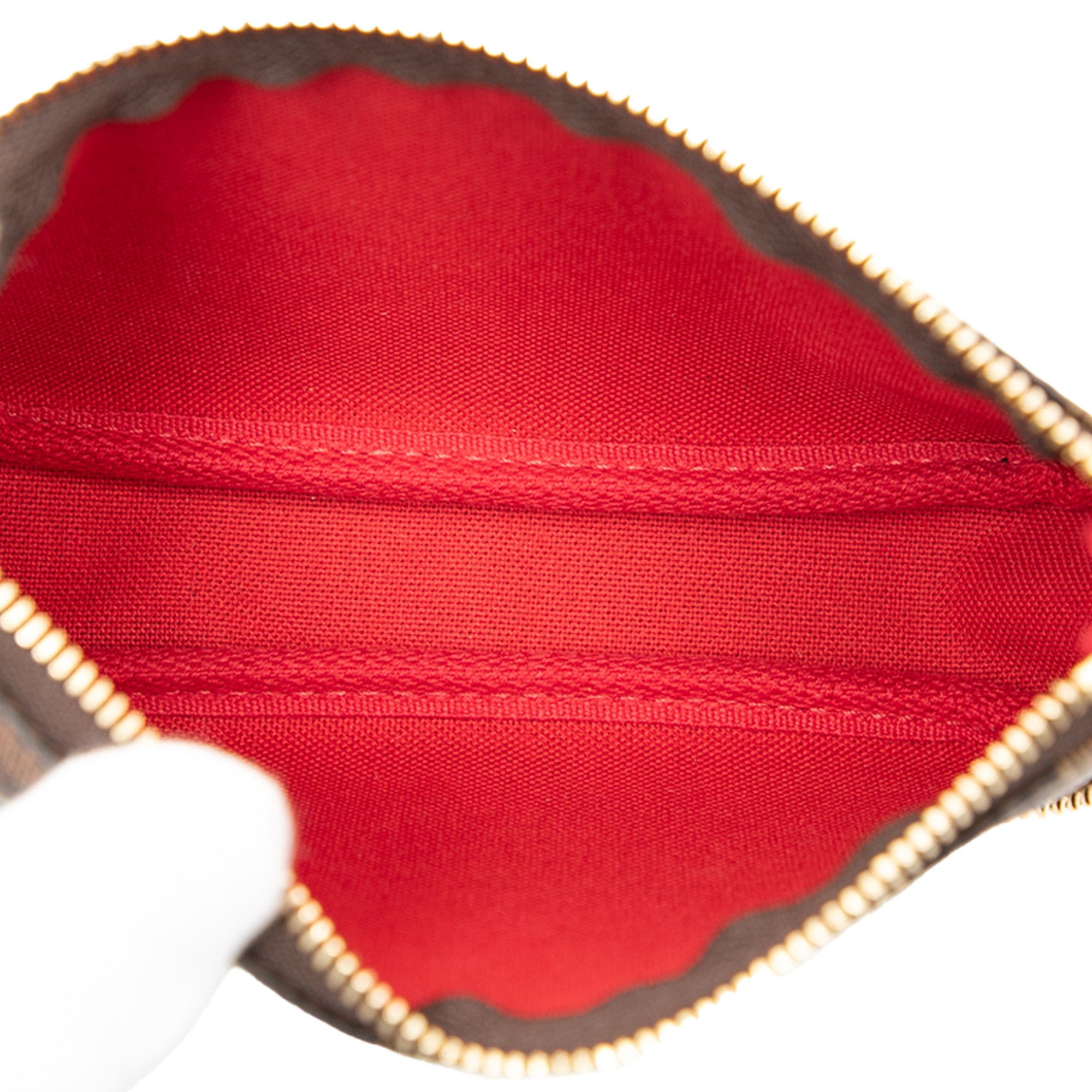 Louis Vuitton Louis Vuitton Damier Ebene Mini Pochette Accessoires Size ONE SIZE - 4 Thumbnail