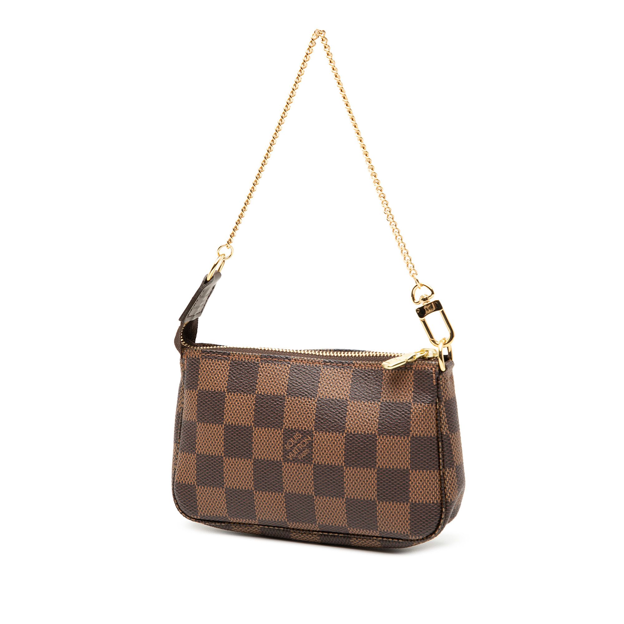 Louis Vuitton Louis Vuitton Damier Ebene Mini Pochette Accessoires Size ONE SIZE - 2 Thumbnail