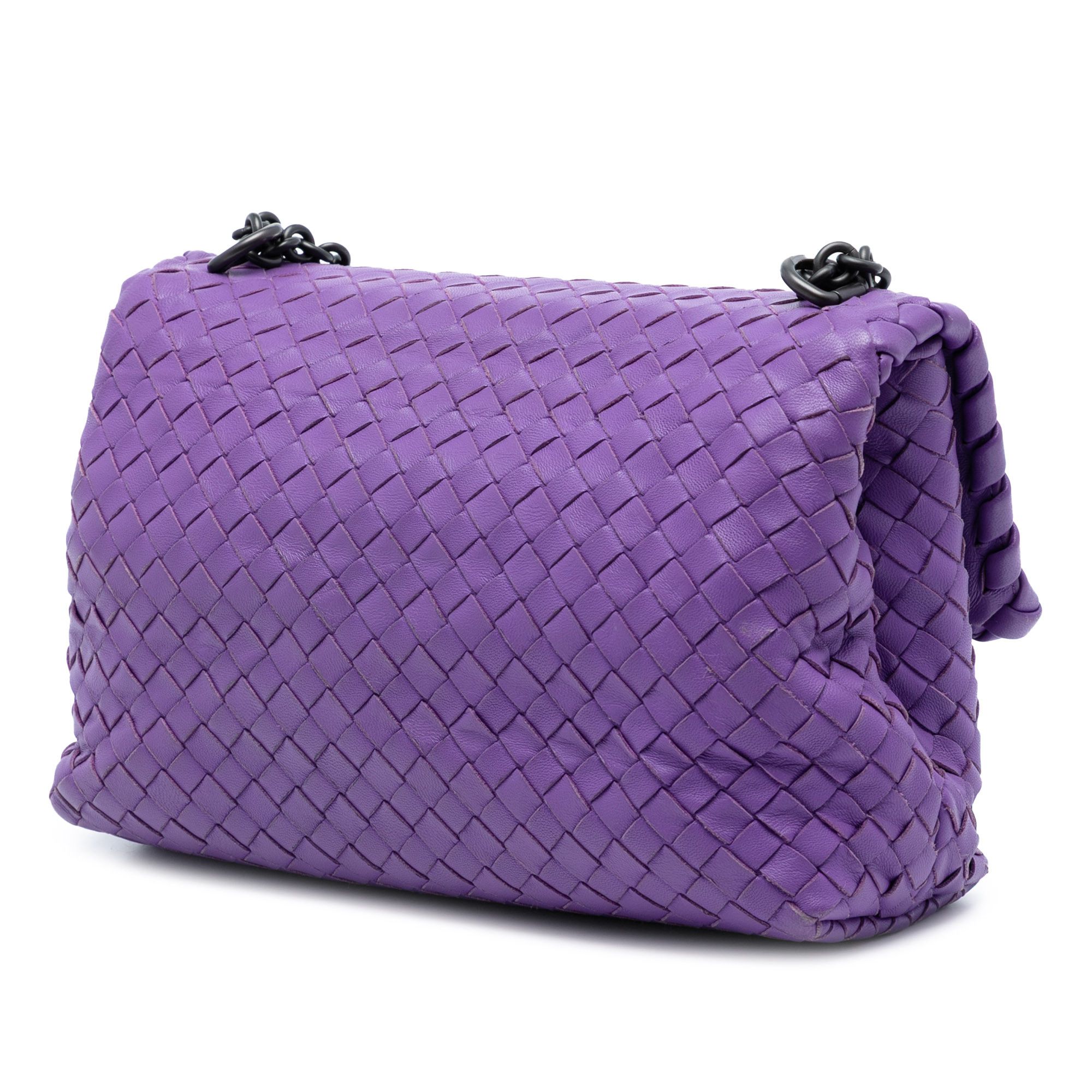 Bottega Veneta Bottega Veneta Medium Nappa Intrecciato Olimpia Shoulder Bag Size ONE SIZE - 2 Thumbnail