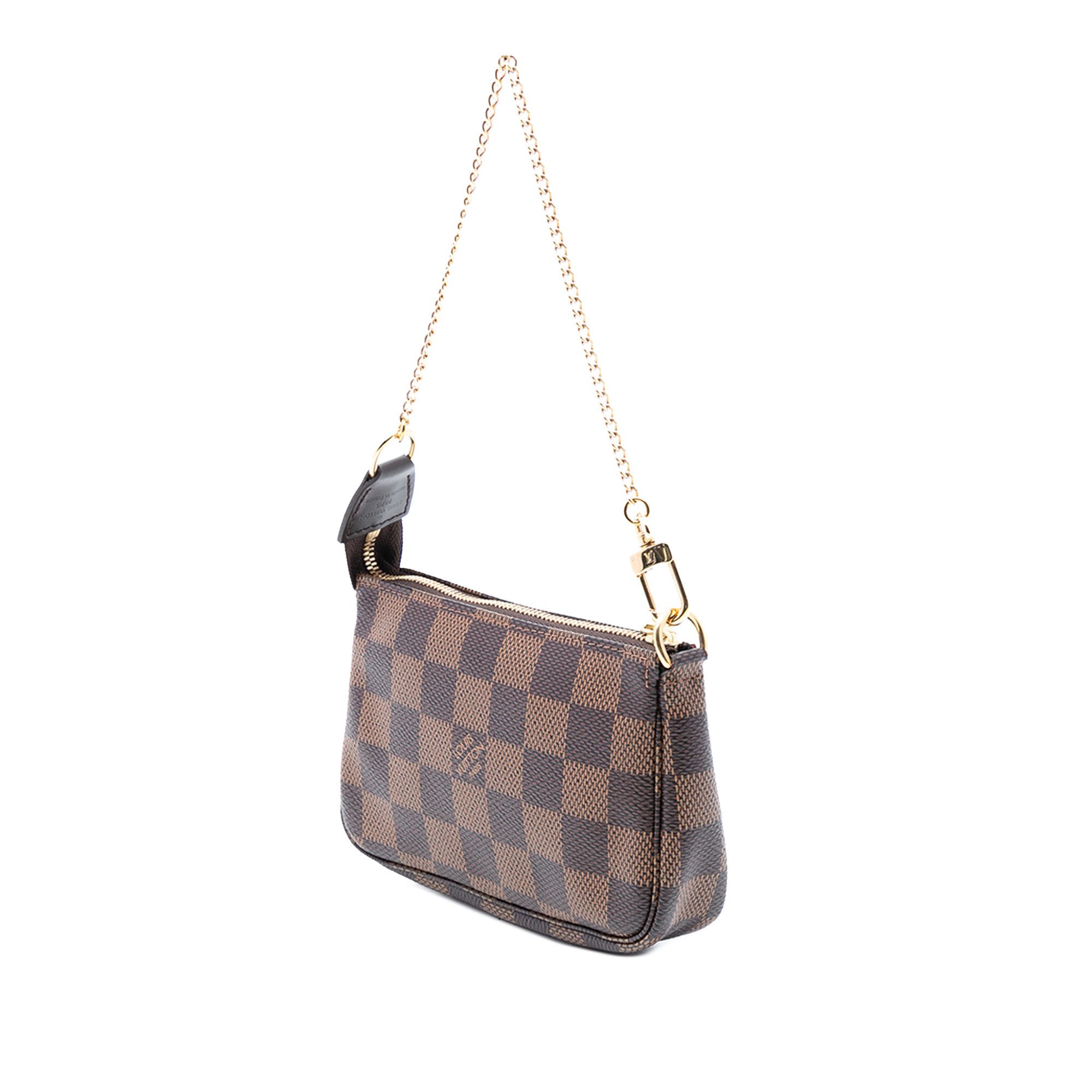 Louis Vuitton Louis Vuitton Damier Ebene Mini Pochette Accessoires Size ONE SIZE - 2 Thumbnail