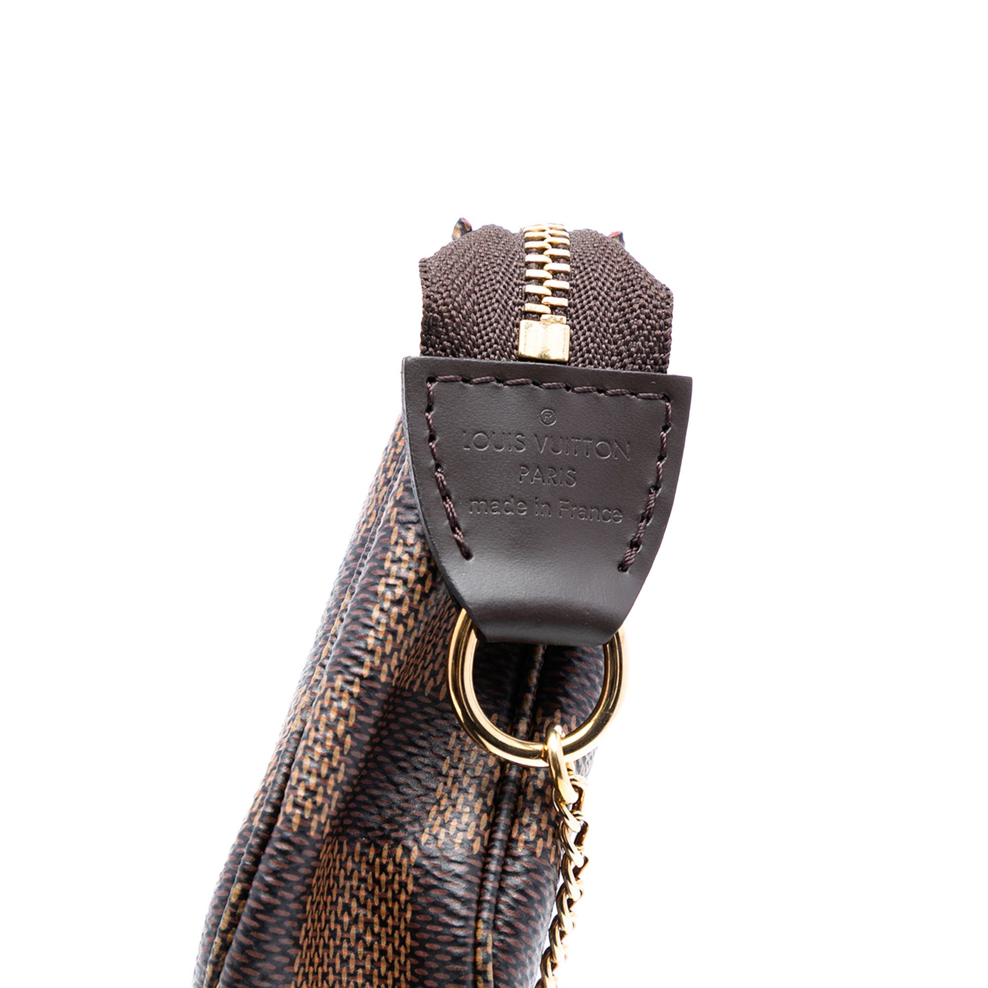 Louis Vuitton Louis Vuitton Damier Ebene Mini Pochette Accessoires Size ONE SIZE - 5 Thumbnail