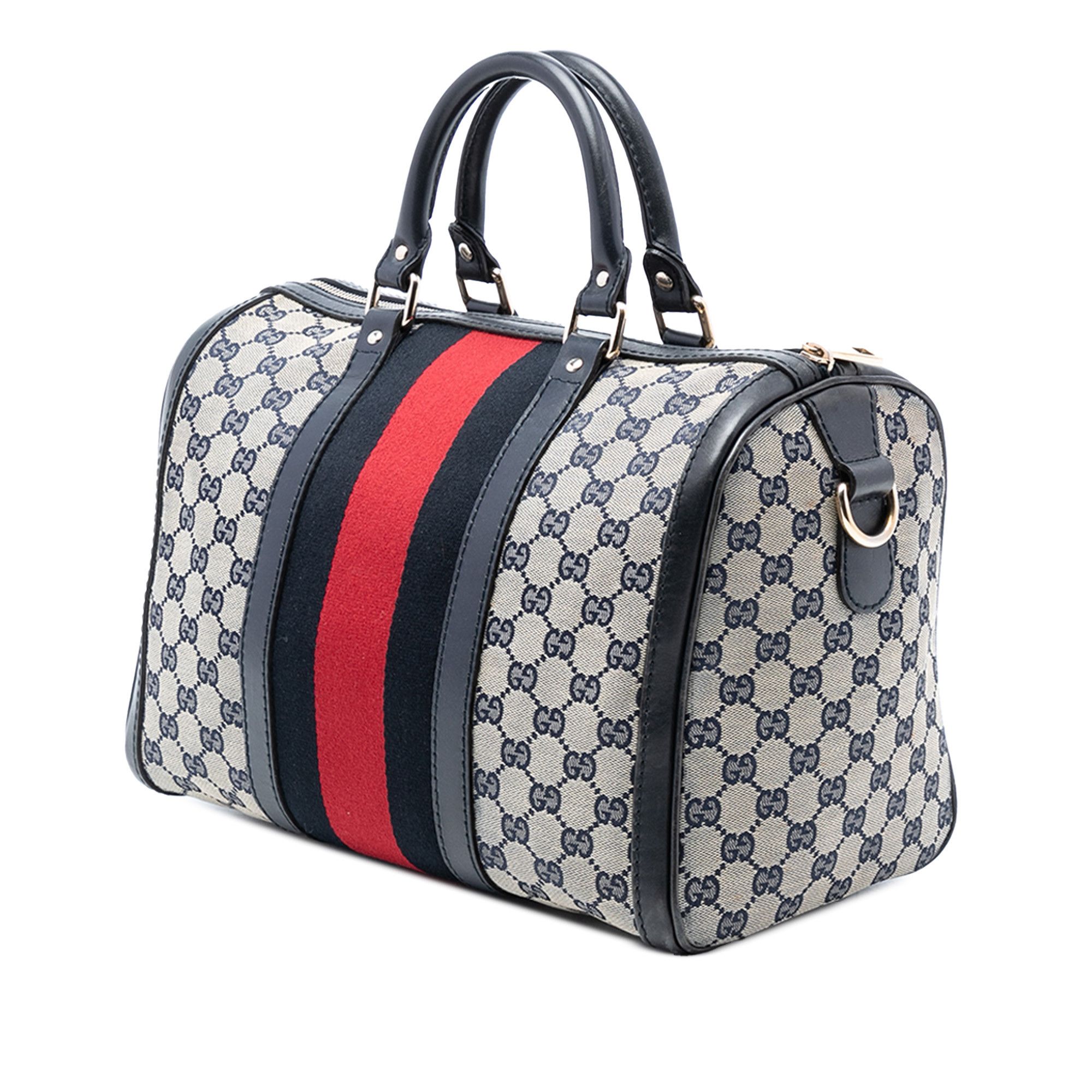 Gucci Gucci Medium GG Canvas Web Joy Boston Bag Size ONE SIZE - 2 Thumbnail