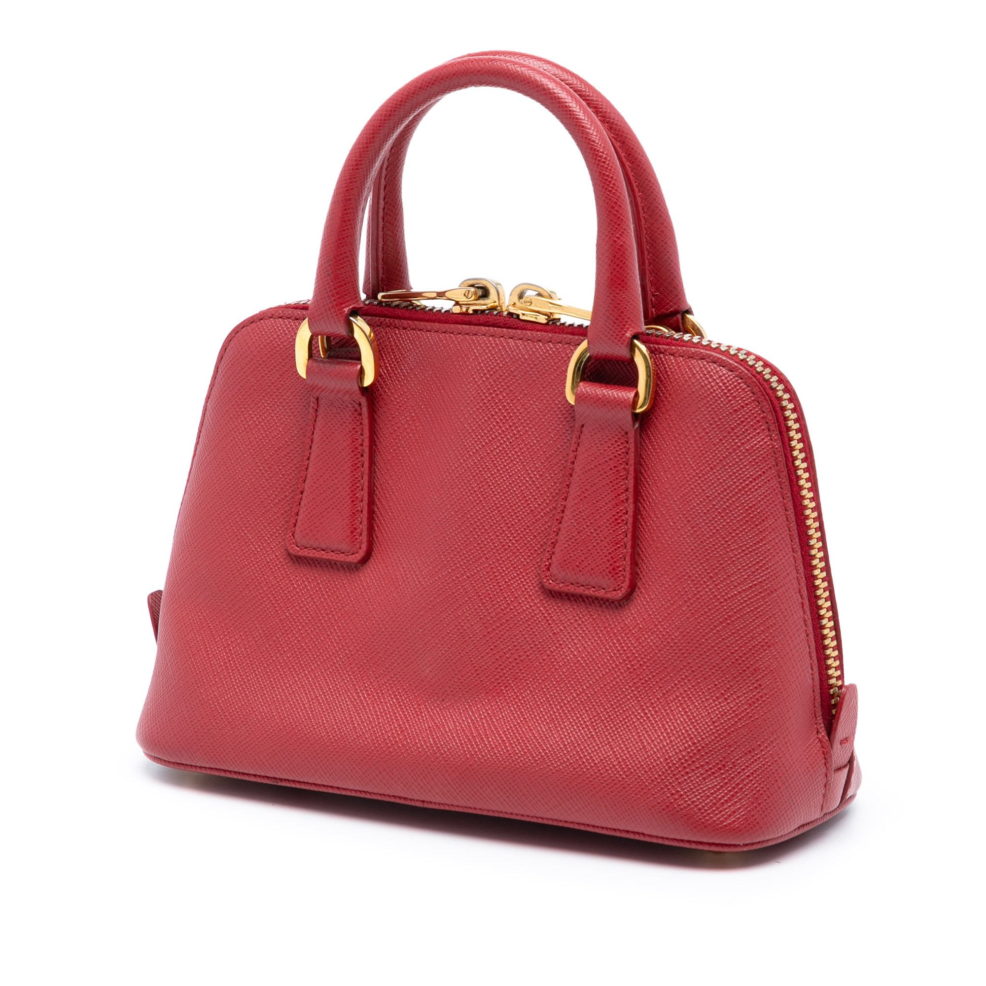 Prada Prada Mini Saffiano Lux Promenade Satchel Size ONE SIZE - 2 Thumbnail