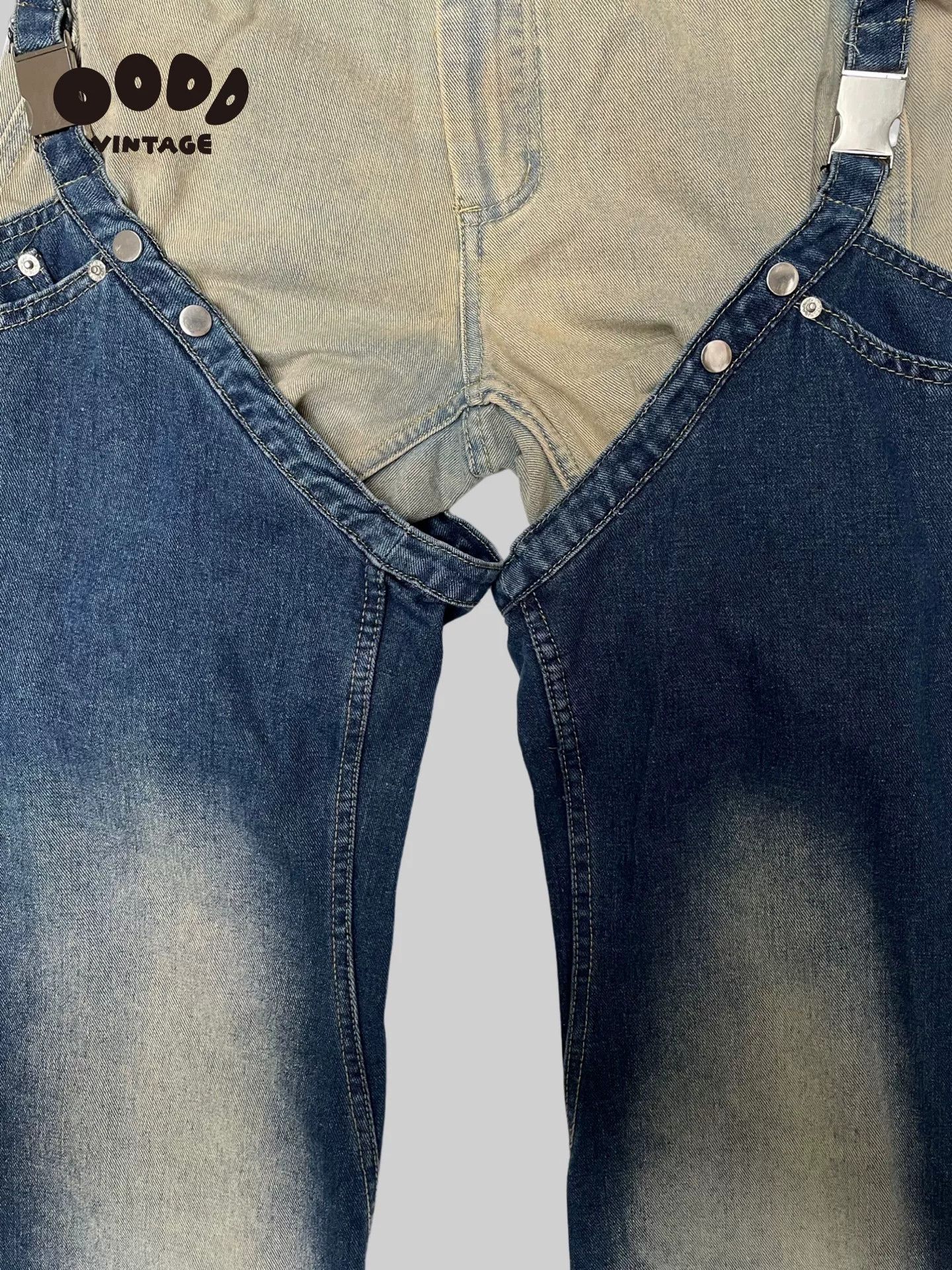 Heaven by Marc Jacobs Layered Wide-Leg Denim Pants by Marc Jacobs Size 32" / US 10 / IT 46 - 5 Thumbnail