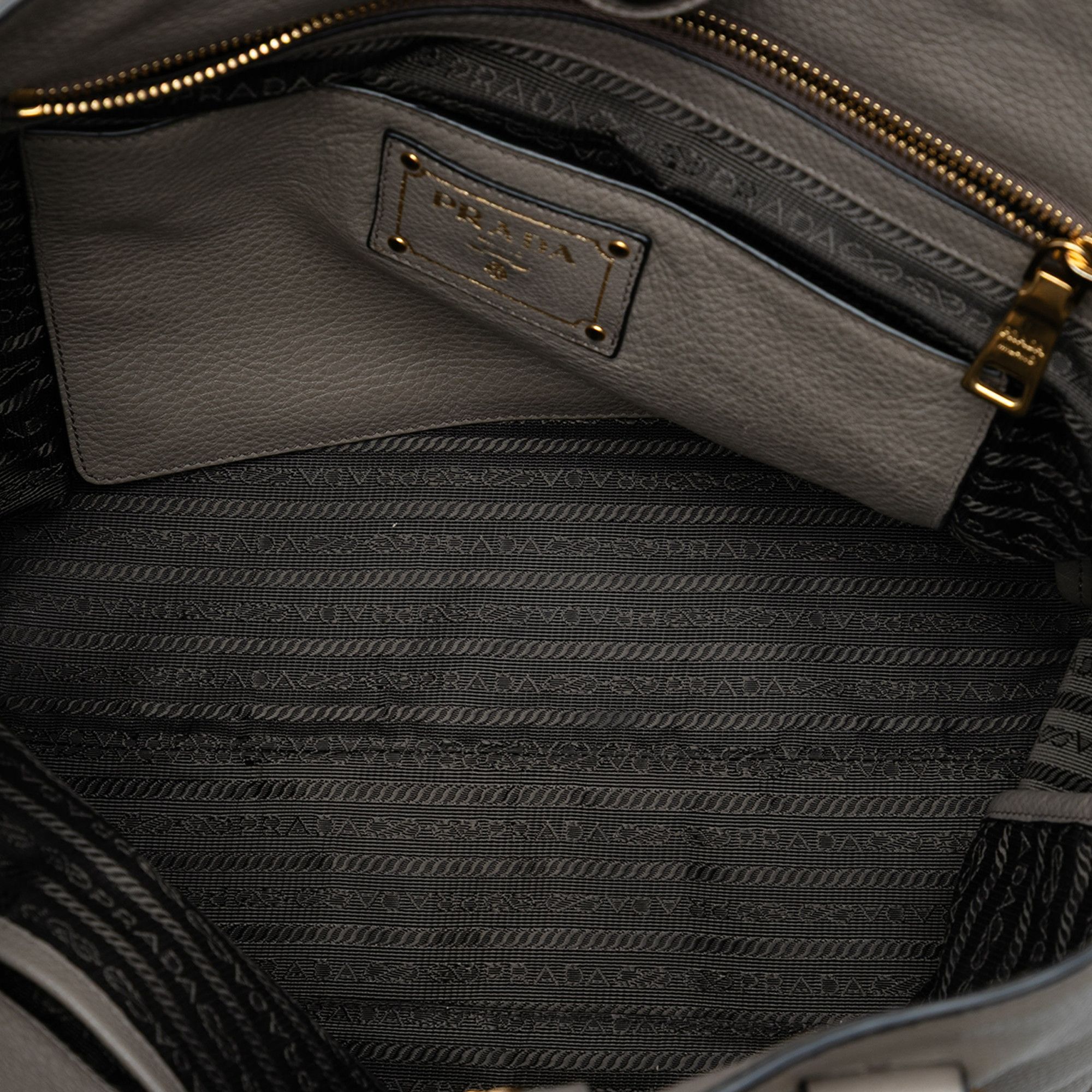 Prada Prada Vitello Daino Open Convertible Tote Size ONE SIZE - 4 Thumbnail