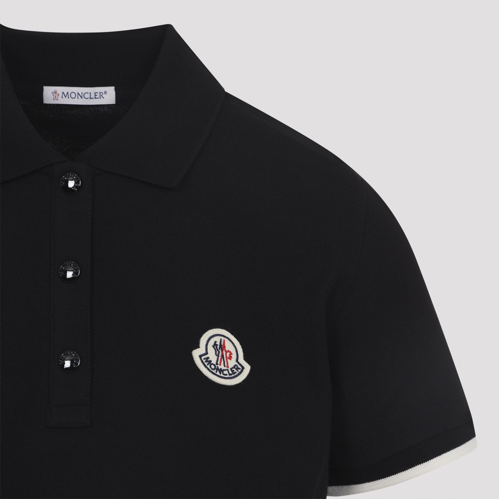 Moncler Moncler Cotton Polo Size M / US 6-8 / IT 42-44 - 3 Thumbnail