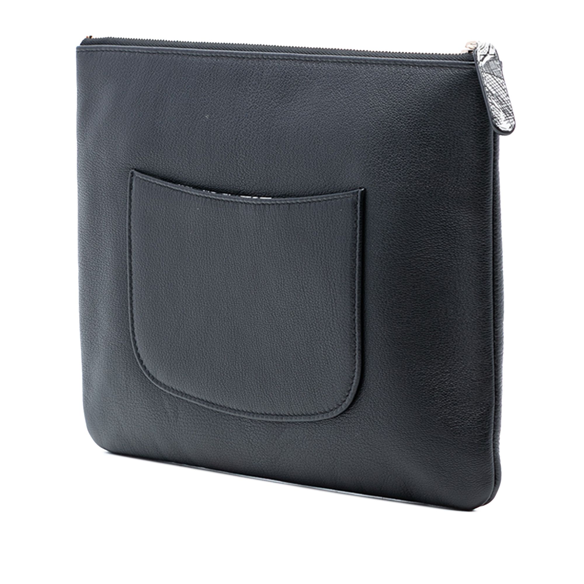 Chanel Chanel Medium Goatskin Lucky Clover O Case Clutch Size ONE SIZE - 2 Thumbnail