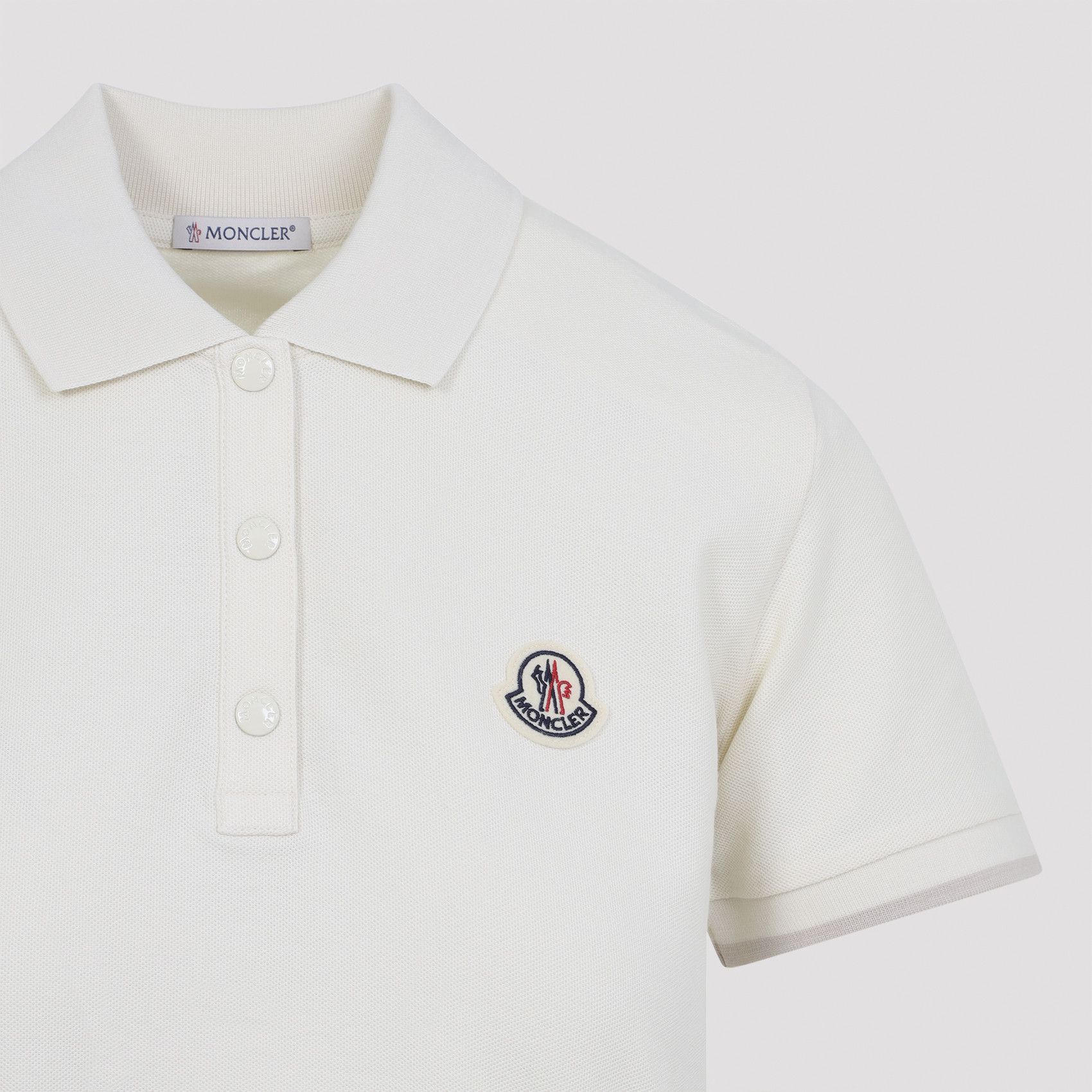 Moncler Moncler Cotton Polo Size XS / US 0-2 / IT 36-38 - 3 Thumbnail