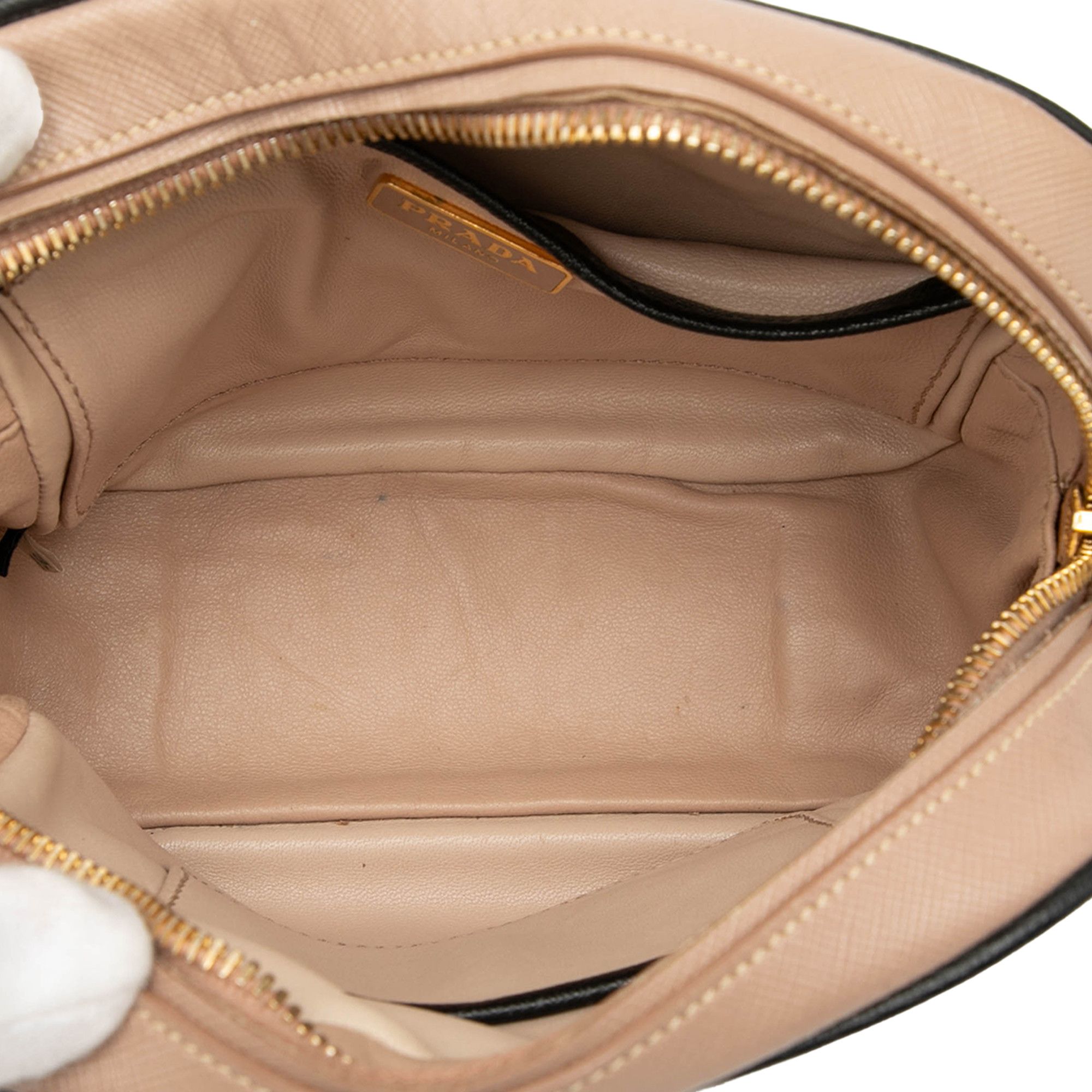 Prada Prada Mini Bicolor Saffiano Lux Satchel Size ONE SIZE - 4 Thumbnail