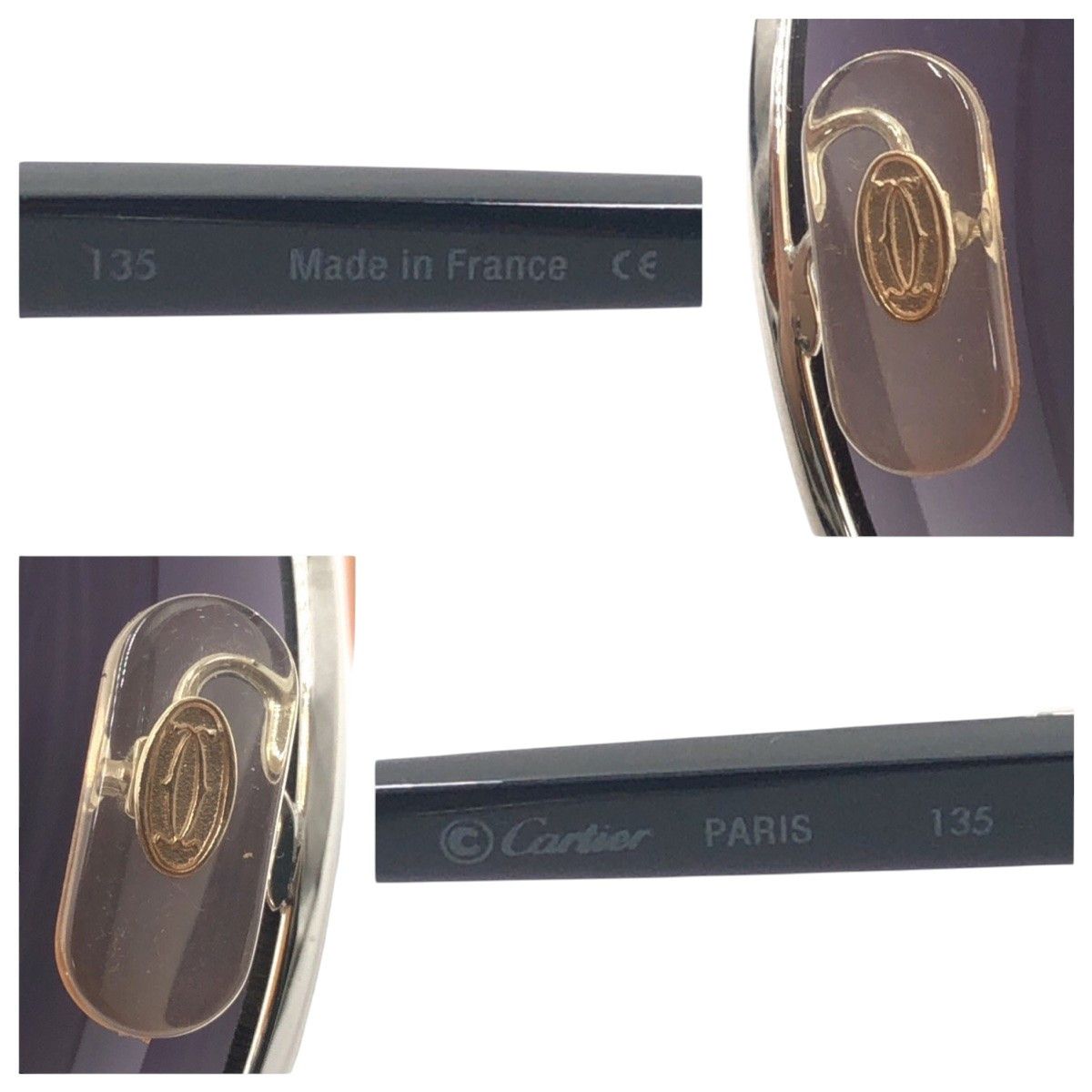 Cartier Cartier Cartier Santos Sunglasses Plastic / Synthetic Glasses DUTY FREE for USA Size ONE SIZE - 7 Thumbnail