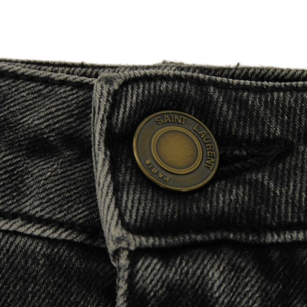 Yves Saint Laurent Yves Saint Laurent Saint Laurent Paris Classic Skinny Jeans Cotton Jeans Textile Jeans 590147 YQ500 1703 DUTY FREE for USA Size ONE SIZE - 3 Thumbnail