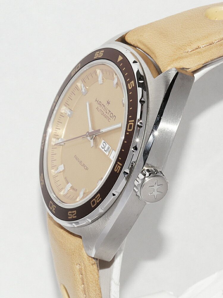 Hamilton Hamilton Hamilton American Classic Pan Europ Stainless Steel Watch Metal Automatic H35435820 DUTY FREE for USA Size ONE SIZE - 4 Thumbnail