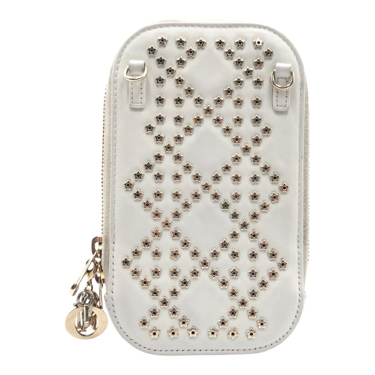 Dior Dior Dior Lady Dior Leather Phone Pouch Leather Phonecase S0872BNHB DUTY FREE for USA Size ONE SIZE - 2 Thumbnail