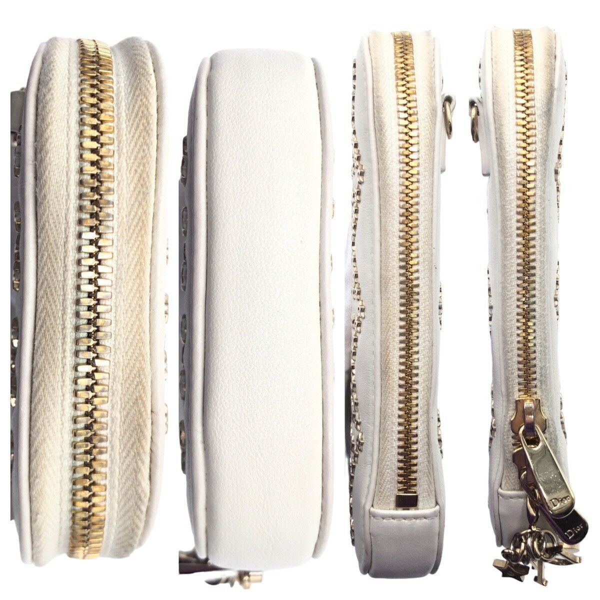 Dior Dior Dior Lady Dior Leather Phone Pouch Leather Phonecase S0872BNHB DUTY FREE for USA Size ONE SIZE - 7 Thumbnail