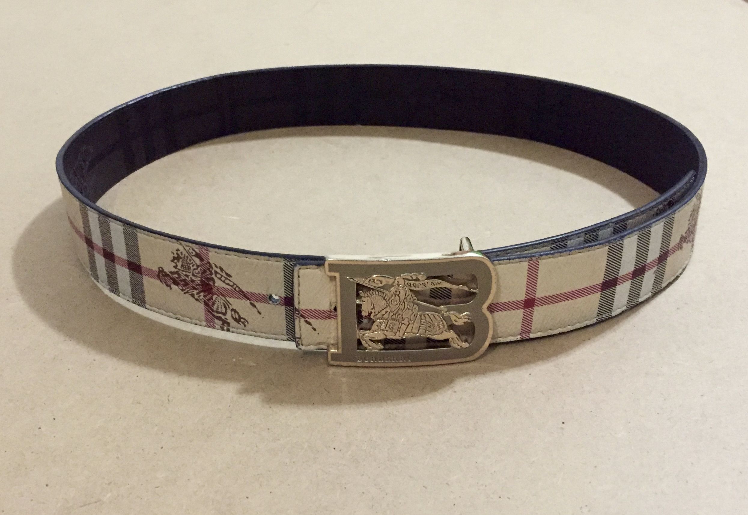 Burberry Reversible B-Buckle Belt