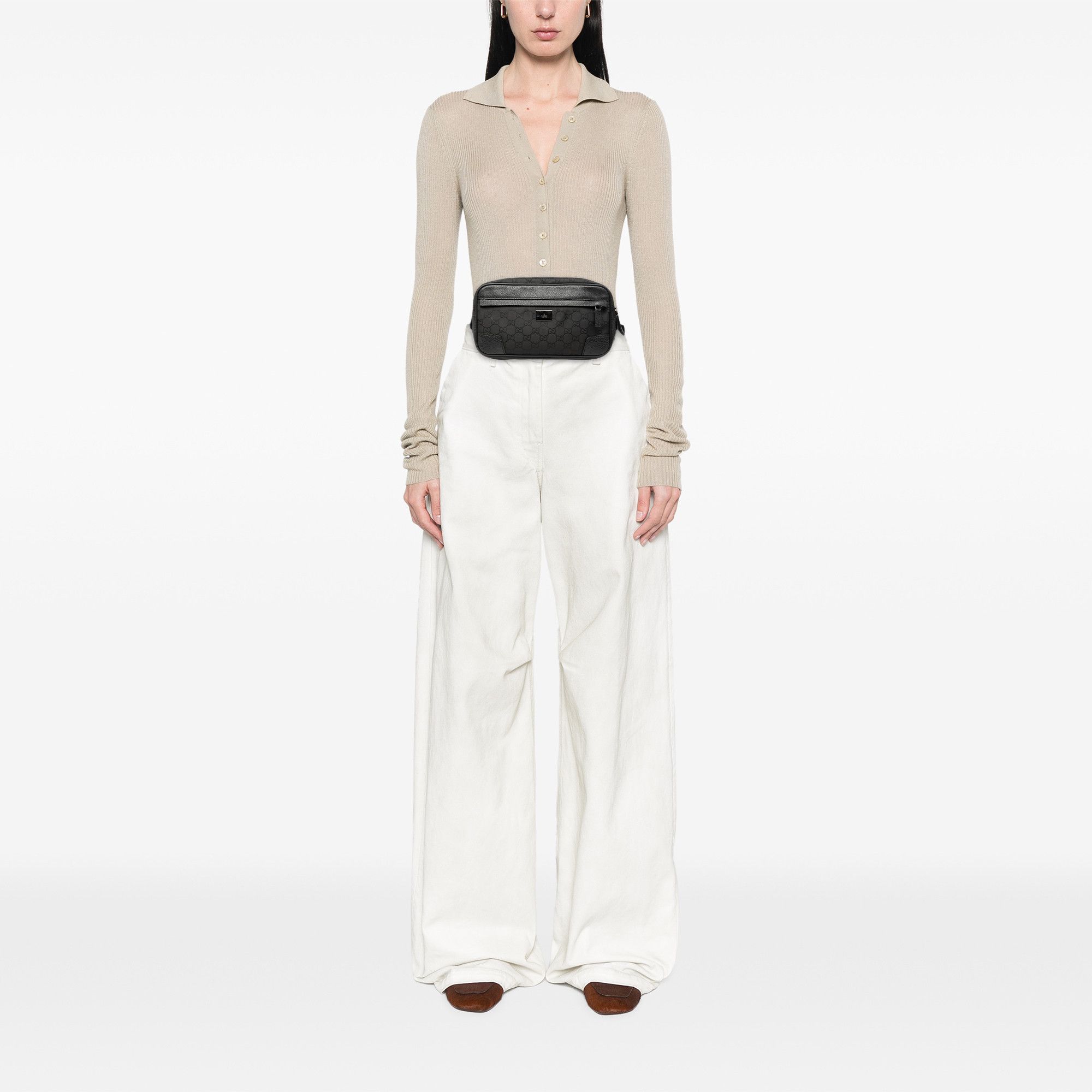 Gucci Gucci GG Nylon Waist Sling Bag Size ONE SIZE - 7 Thumbnail