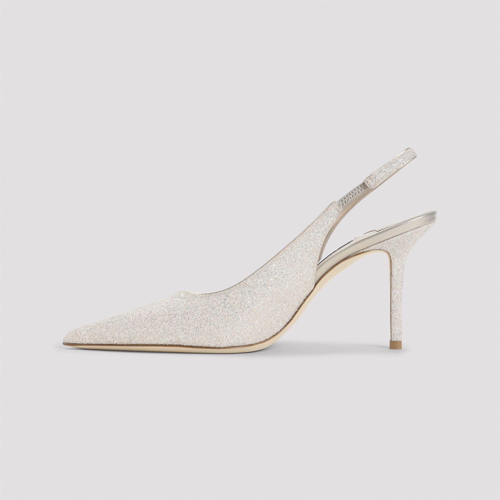 Jimmy Choo Jimmy Choo Love85 Caviar Glitter Pumps Size US 9 / IT 39 - 2 Thumbnail