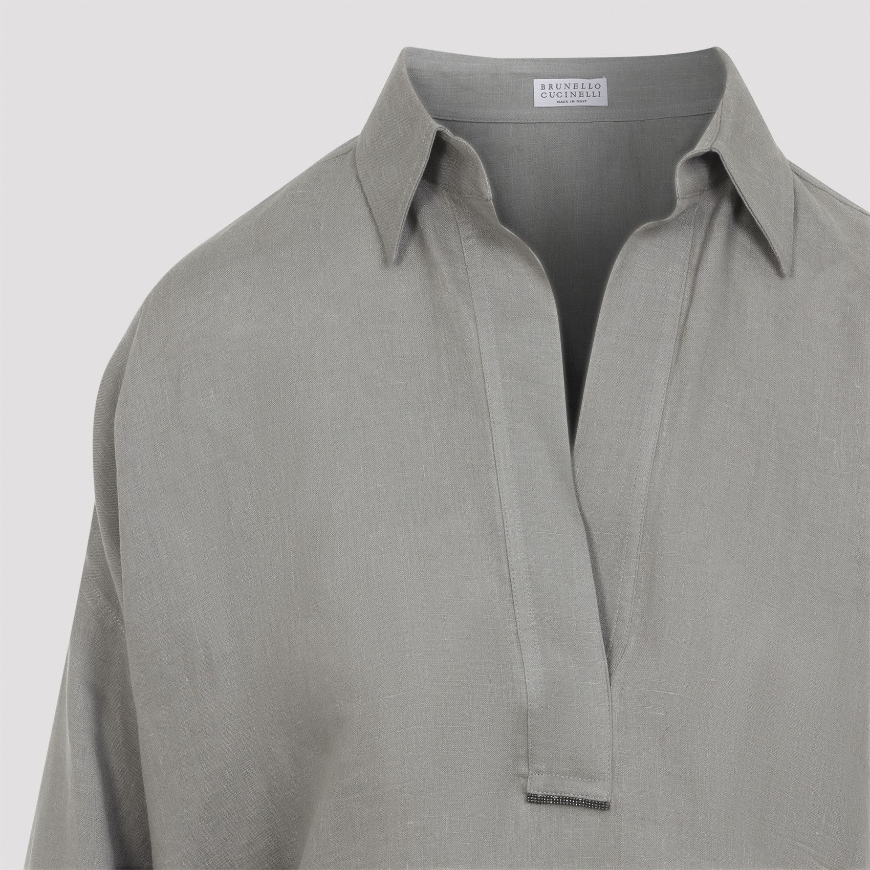 Brunello Cucinelli Brunello Cucinelli Linen Blouse Size M / US 6-8 / IT 42-44 - 3 Thumbnail
