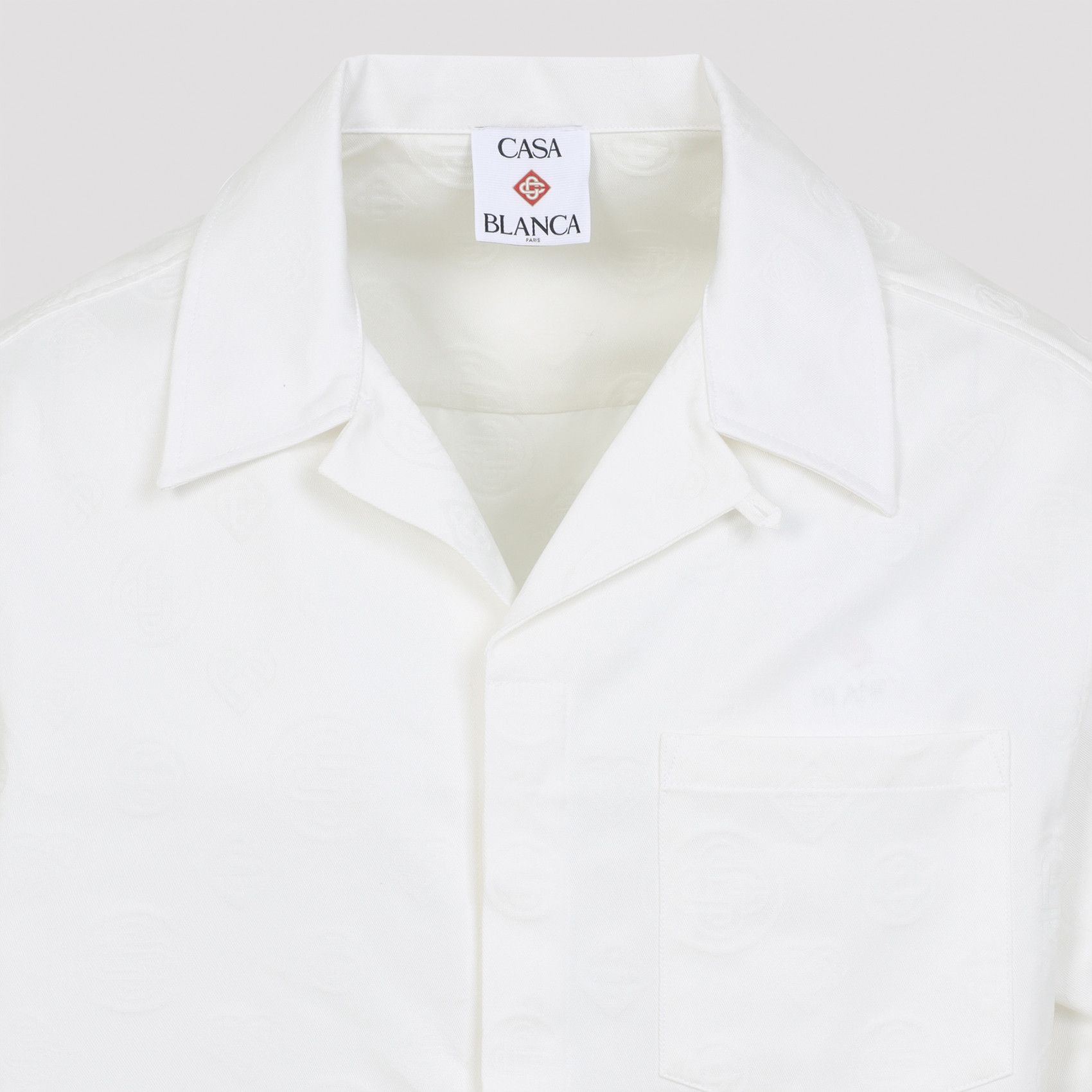 Casablanca Casablanca Monogram Short Sleeves Shirt Size US L / EU 52-54 / 3 - 3 Thumbnail