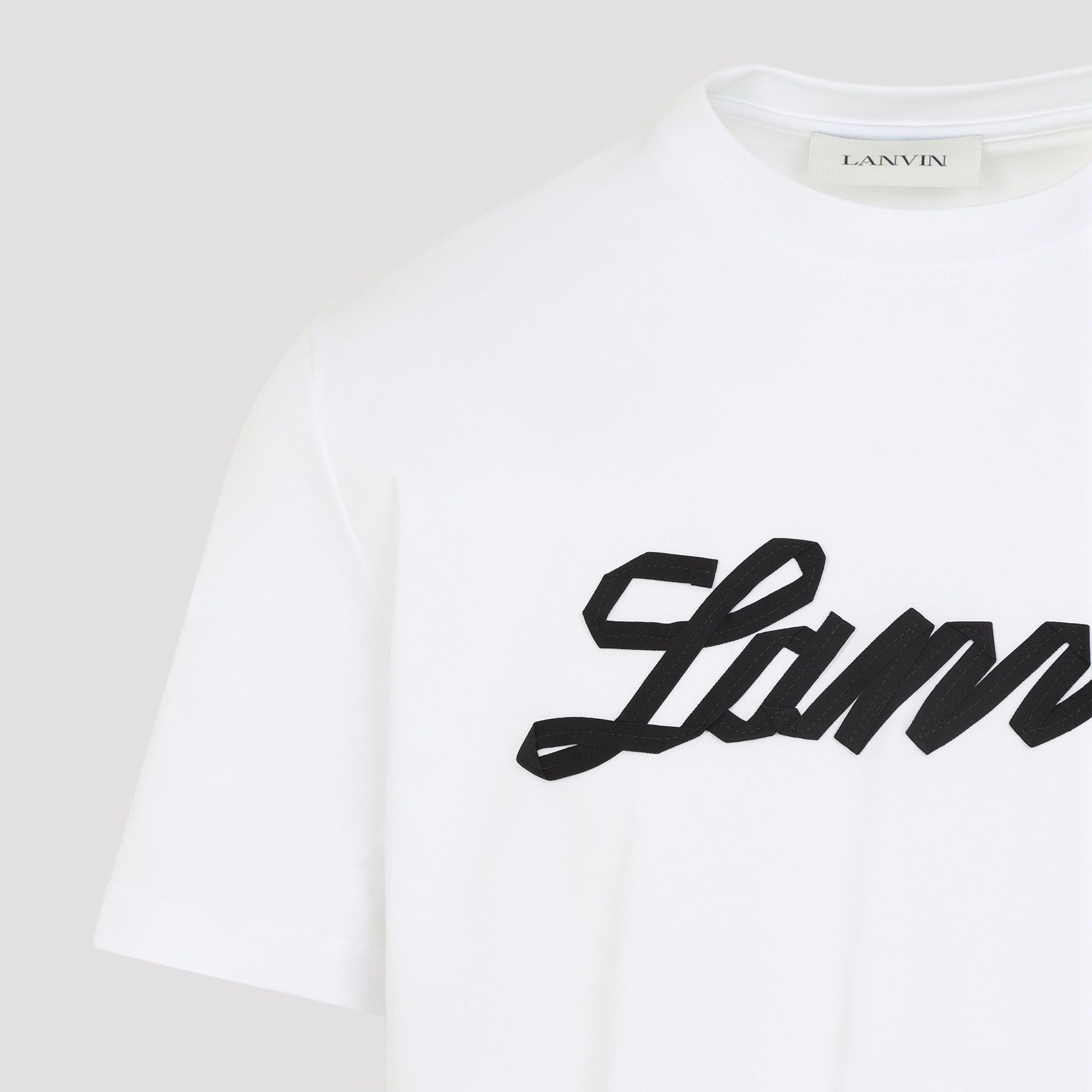Lanvin Lanvin Embroidered Logo T-Shirt Size US S / EU 44-46 / 1 - 3 Thumbnail