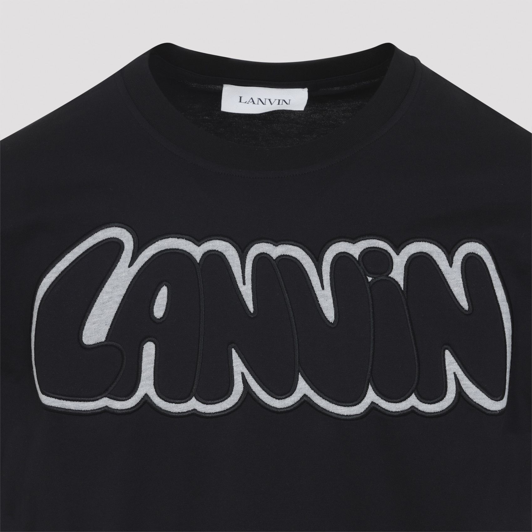 Lanvin Lanvin Embroidered Logo T-shirt Size US S / EU 44-46 / 1 - 3 Thumbnail