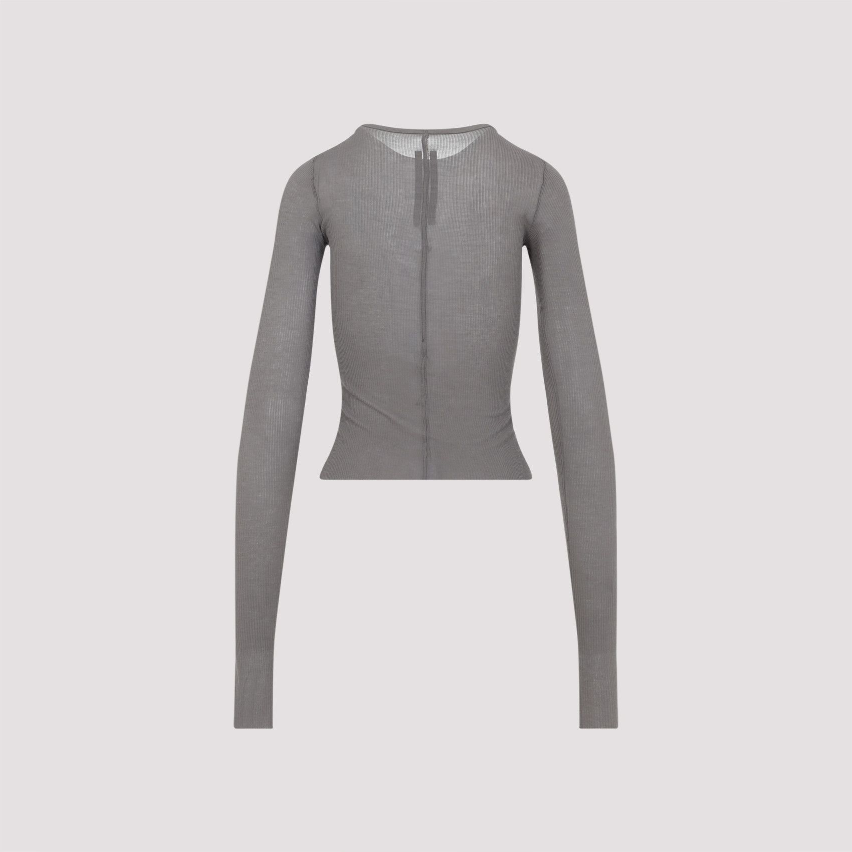 Rick Owens Rick Owens Cropped Rib LS T-shirt Size M / US 6-8 / IT 42-44 - 2 Thumbnail