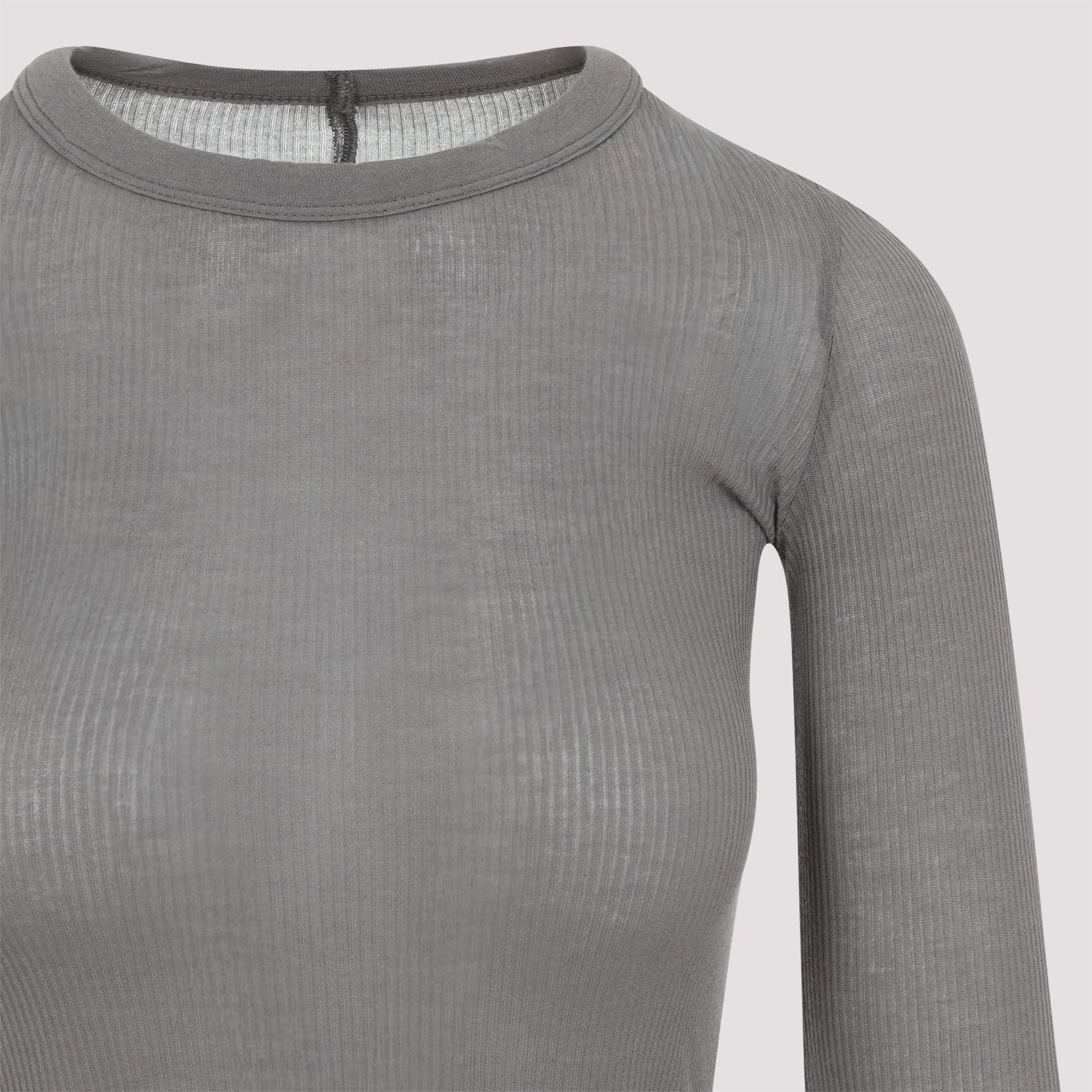 Rick Owens Rick Owens Cropped Rib LS T-shirt Size M / US 6-8 / IT 42-44 - 3 Thumbnail