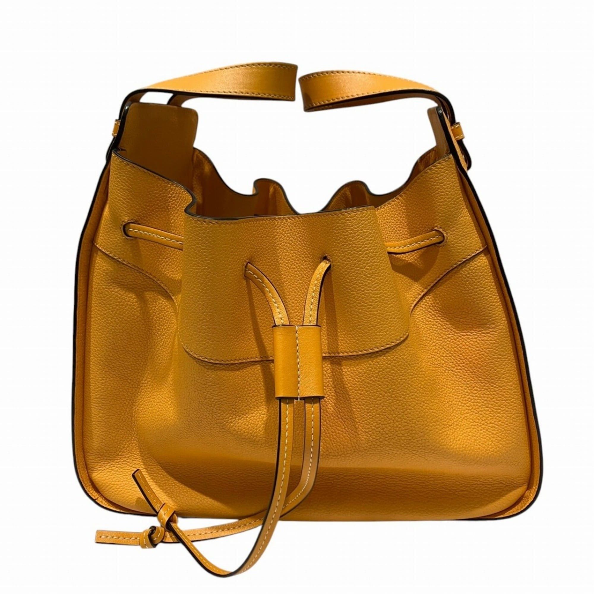 Loewe LOEWE Drawstring Hammock Handbag in Calfskin Leather Size ONE SIZE - 9 Thumbnail