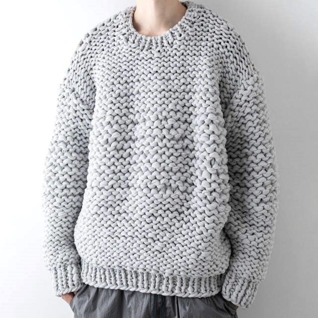 Other Other stein LILY YARN HAND KNIT LS Polyester Sweater Textile Tops ST.716 DUTY FREE for USA Size ONE SIZE - 2 Thumbnail