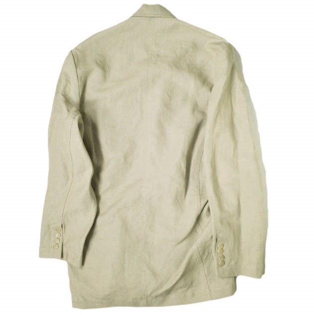 Other Other Hed Mayner FALLING BACK DOUBLE BREASTED JACKET Linen Jacket Textile Outerwear SS22_J22 DUTY FREE for USA Size ONE SIZE - 2 Thumbnail