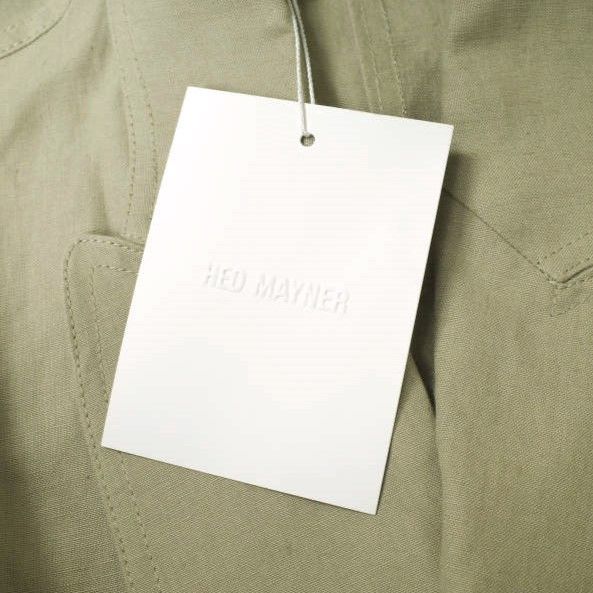 Other Other Hed Mayner FALLING BACK DOUBLE BREASTED JACKET Linen Jacket Textile Outerwear SS22_J22 DUTY FREE for USA Size ONE SIZE - 4 Thumbnail