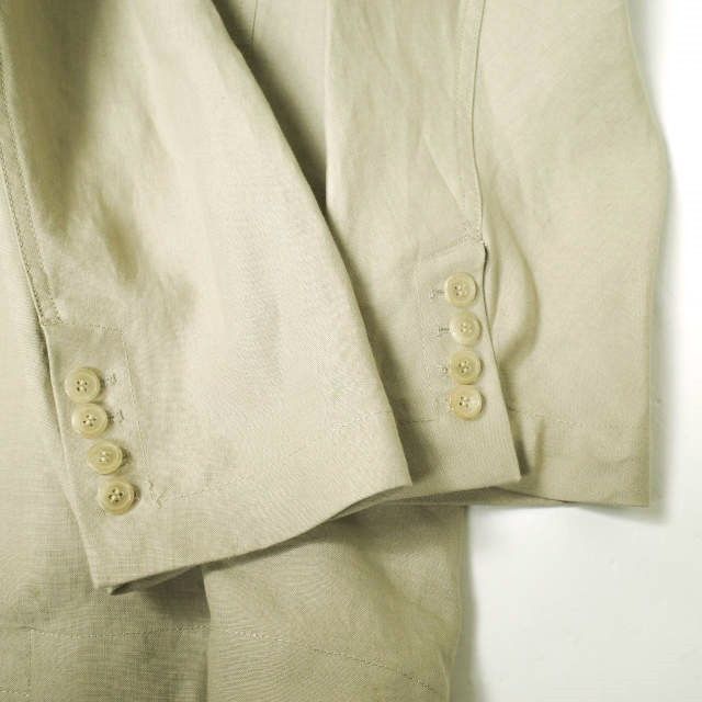 Other Other Hed Mayner FALLING BACK DOUBLE BREASTED JACKET Linen Jacket Textile Outerwear SS22_J22 DUTY FREE for USA Size ONE SIZE - 8 Thumbnail