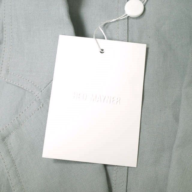 Other Other HED MAYNER SINGLE BREASTED JACKET Linen Jacket Textile Outerwear SS22_J23 DUTY FREE for USA Size ONE SIZE - 4 Thumbnail