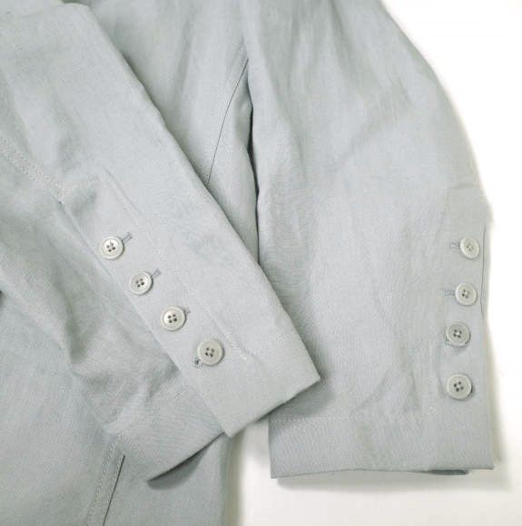 Other Other HED MAYNER SINGLE BREASTED JACKET Linen Jacket Textile Outerwear SS22_J23 DUTY FREE for USA Size ONE SIZE - 8 Thumbnail