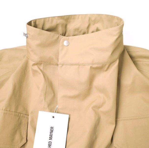 Other Other Hed Mayner WATERPROOF RAGLAN PARKA Cotton Blend Coat Textile Outerwear HM00O35 DUTY FREE for USA Size ONE SIZE - 5 Thumbnail
