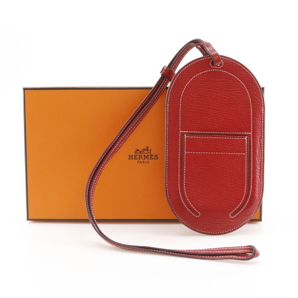 Hermes Hermes Hermès In-the-Loop To Go Chèvre Smartphone Case Leather Phonecase Stamp D (2019) DUTY FREE for USA Size ONE SIZE - 8 Thumbnail