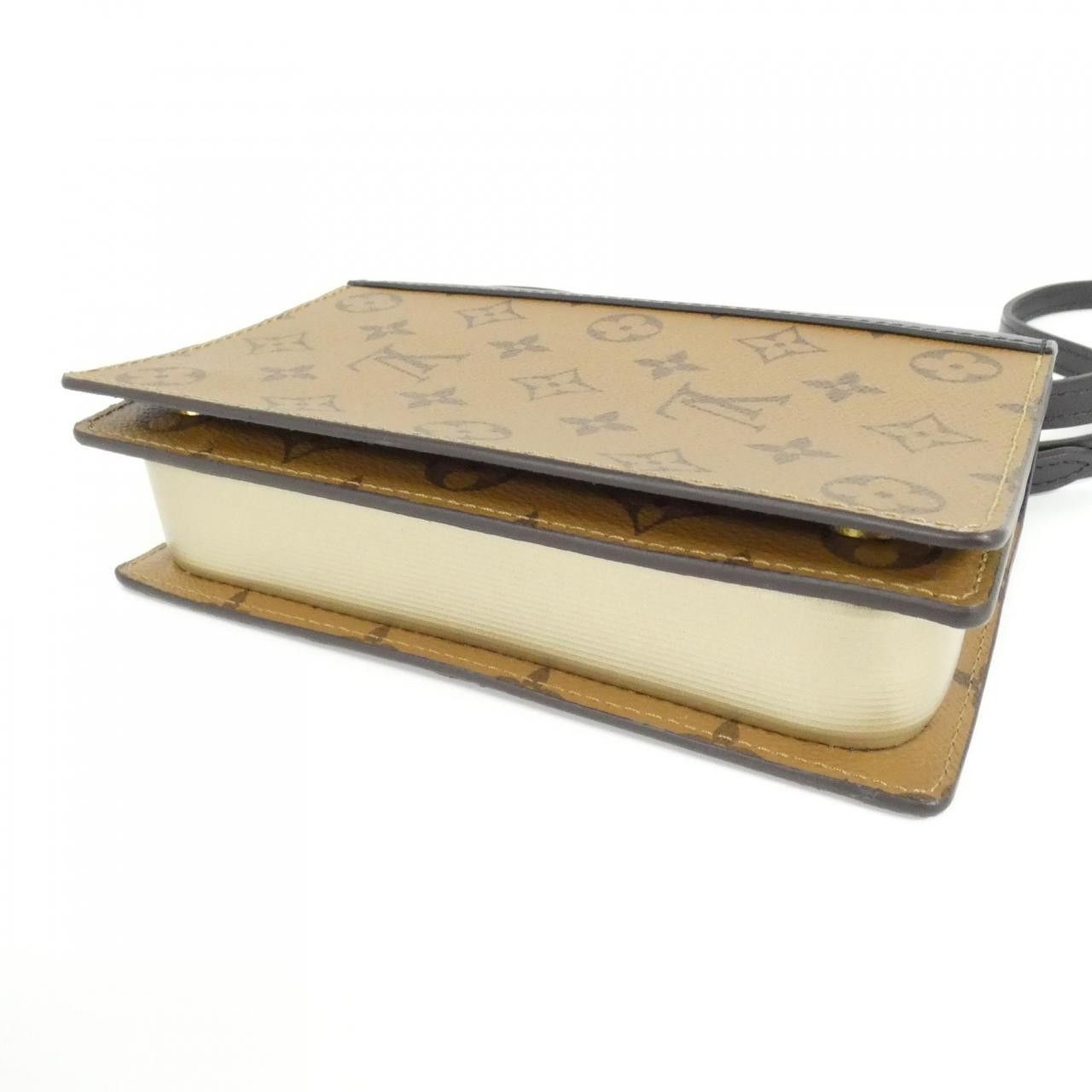 Louis Vuitton Louis Vuitton Louis Vuitton Monogram Reverse LV Book Wallet on Chain Textile Other M81830 DUTY FREE for USA Size ONE SIZE - 3 Thumbnail